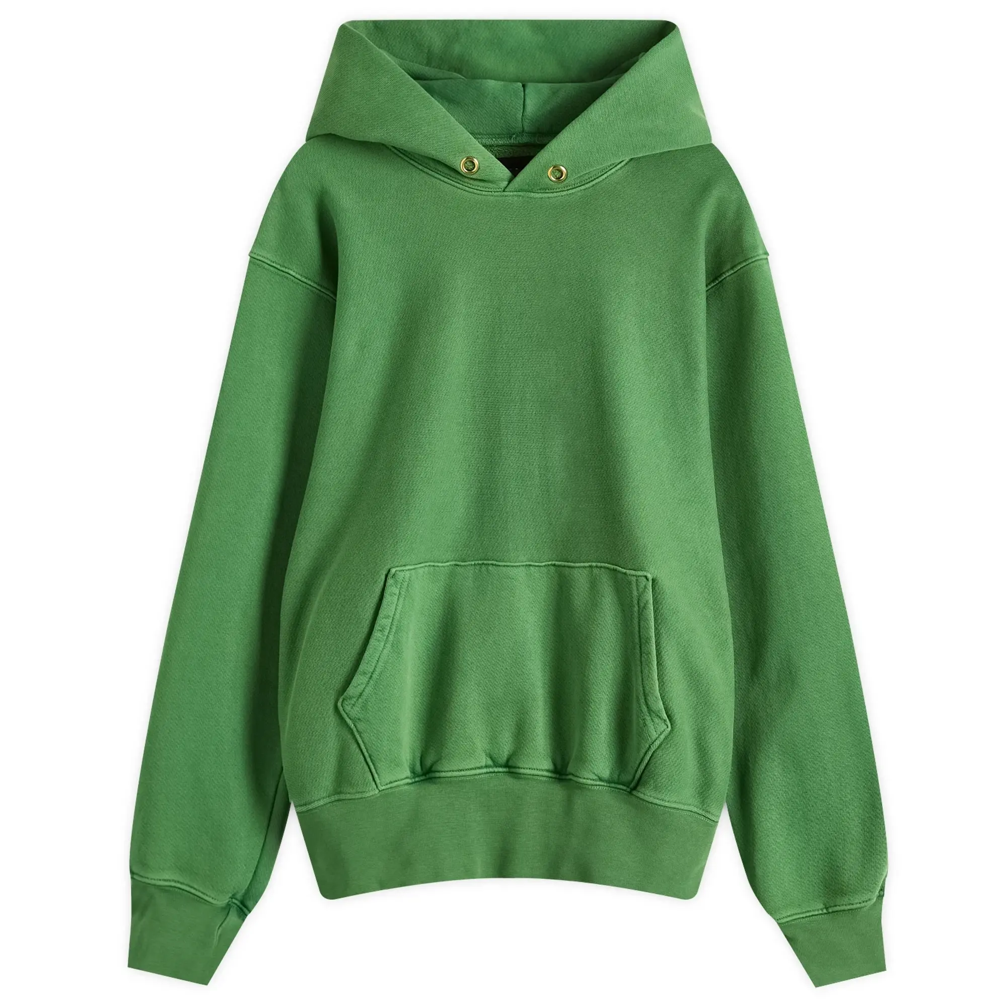 Les Tien Men'ss Heavyweight Hoodie Washed Basil