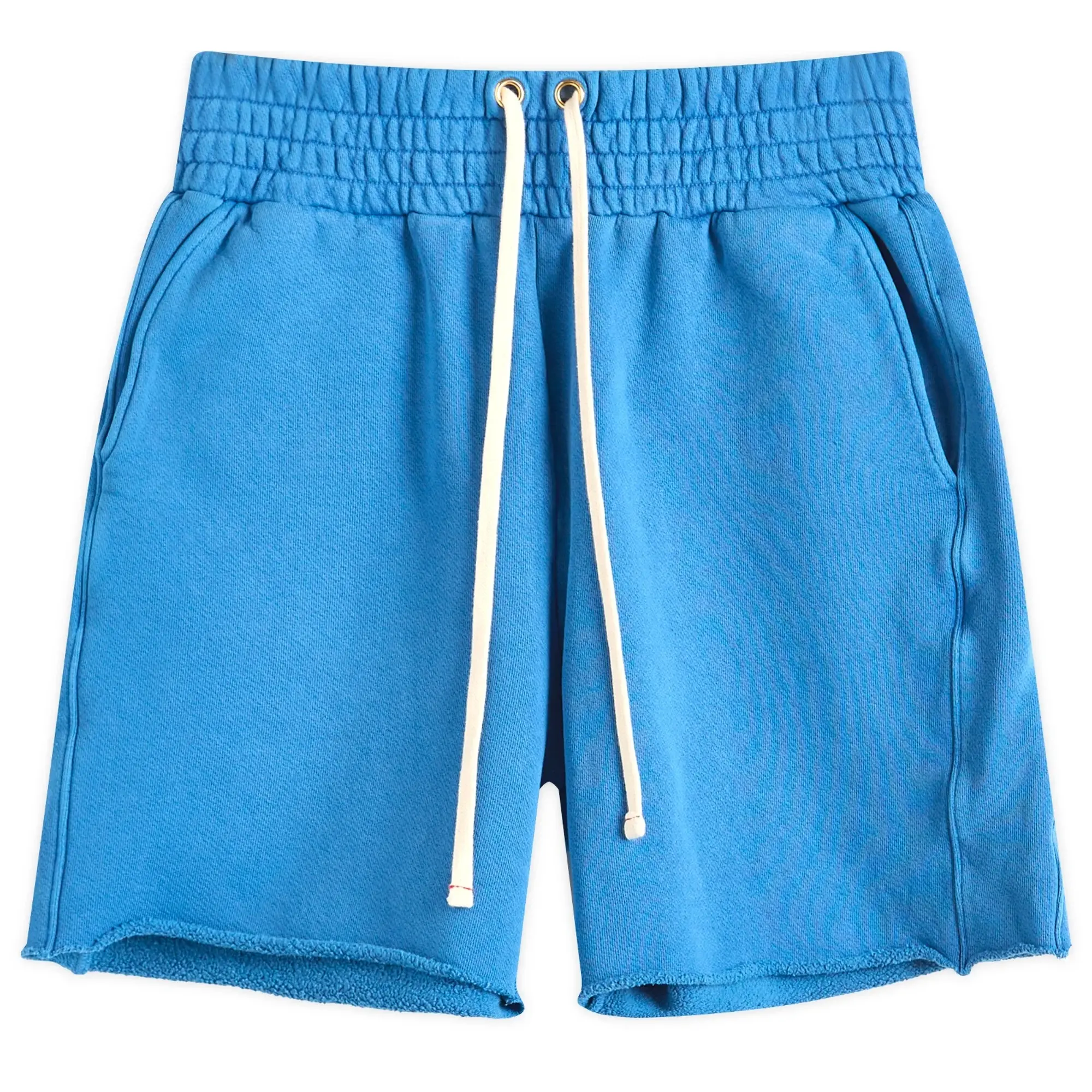Les Tien Men'ss Heavyweight Yacht Sweat Short Washed Electric Blue