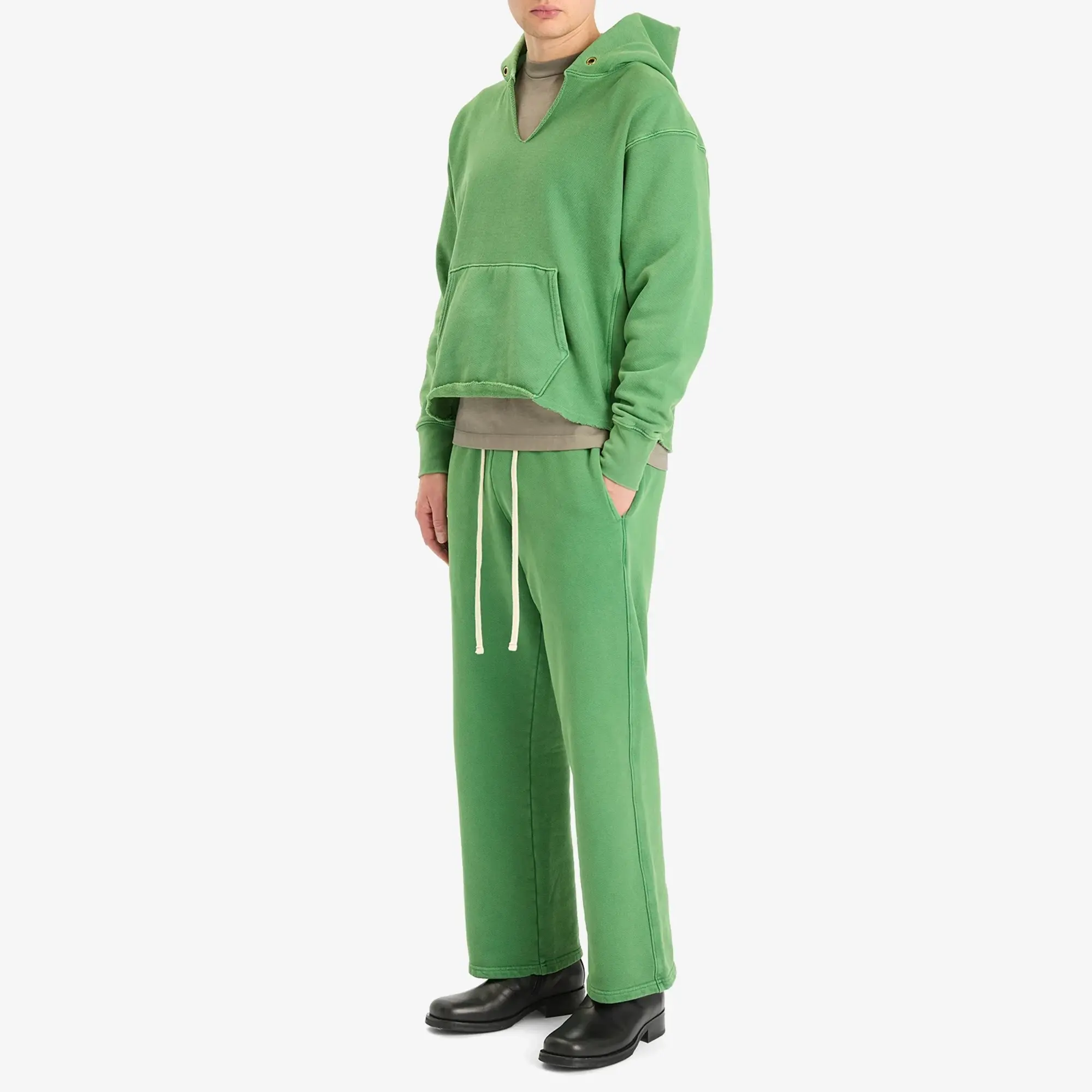 Les Tien Men'ss Heavyweight Classic Pant Washed Basil