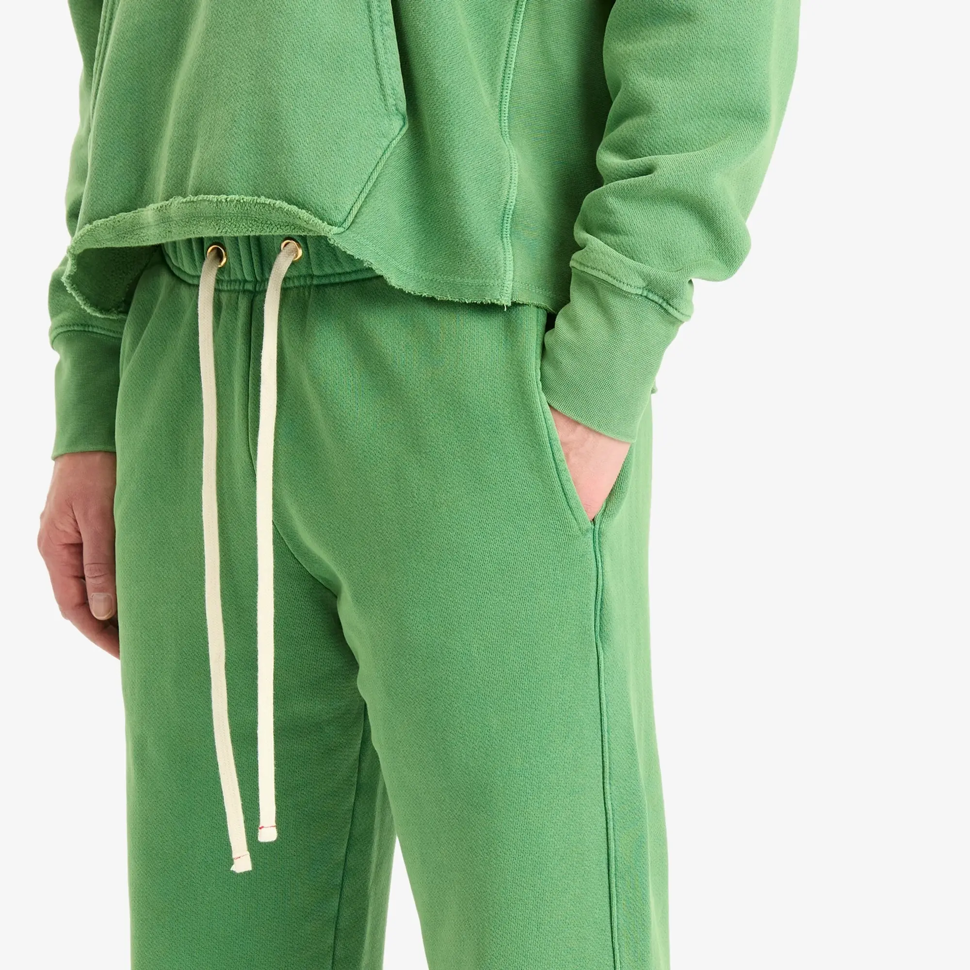 Les Tien Men'ss Heavyweight Classic Pant Washed Basil
