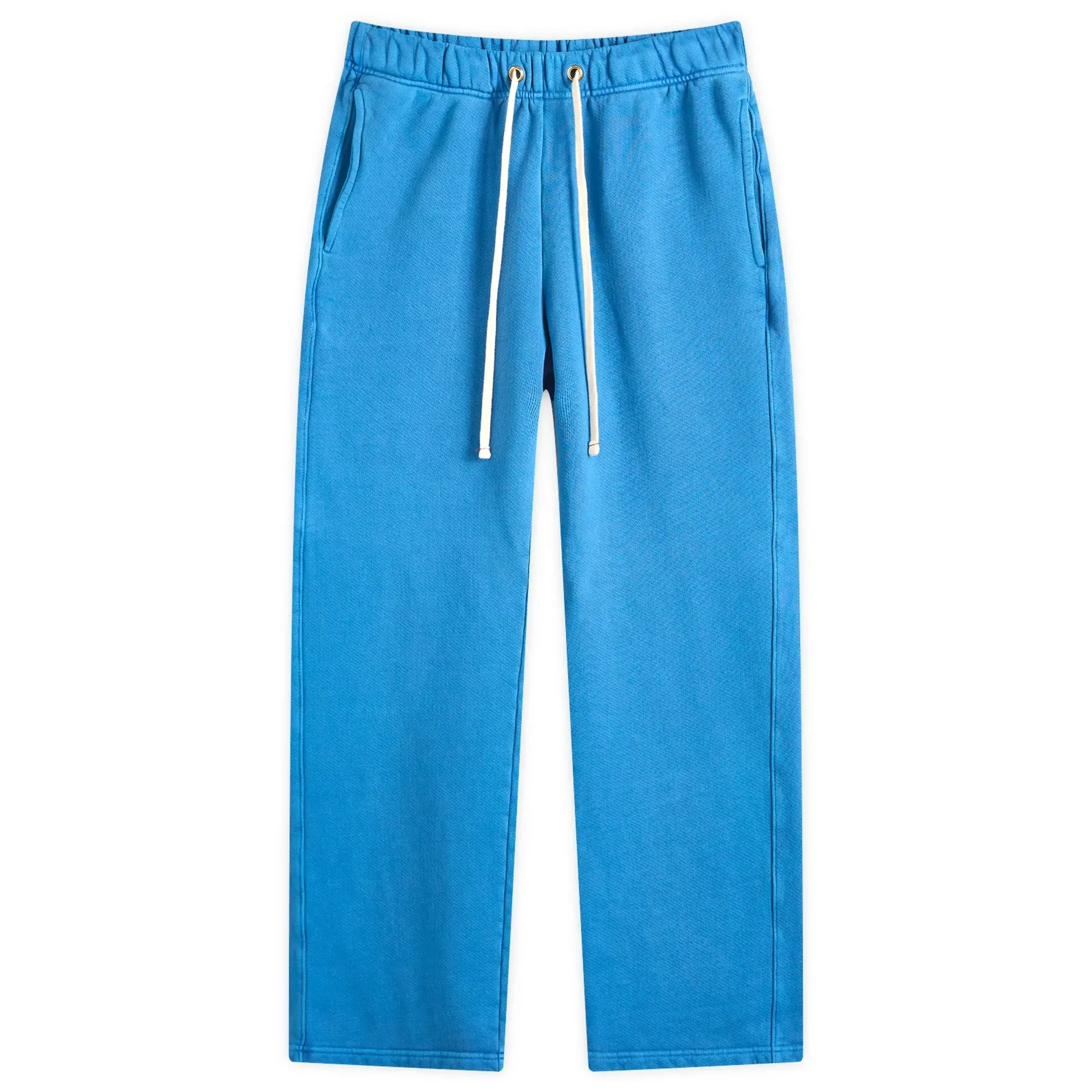 Les Tien Men'ss Heavyweight Classic Pant Washed Electric Blue