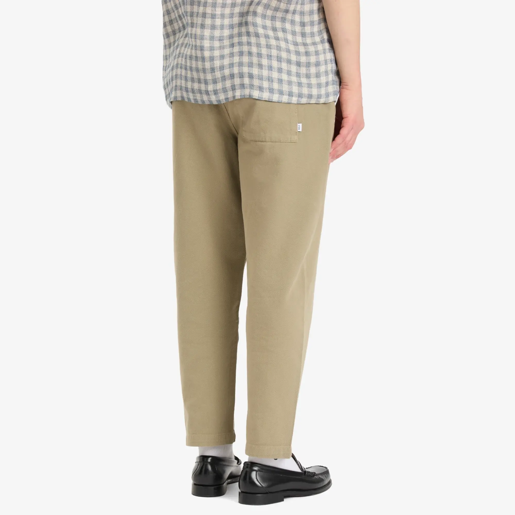Wax London Men's Kurt Twill Trousers Light Khaki