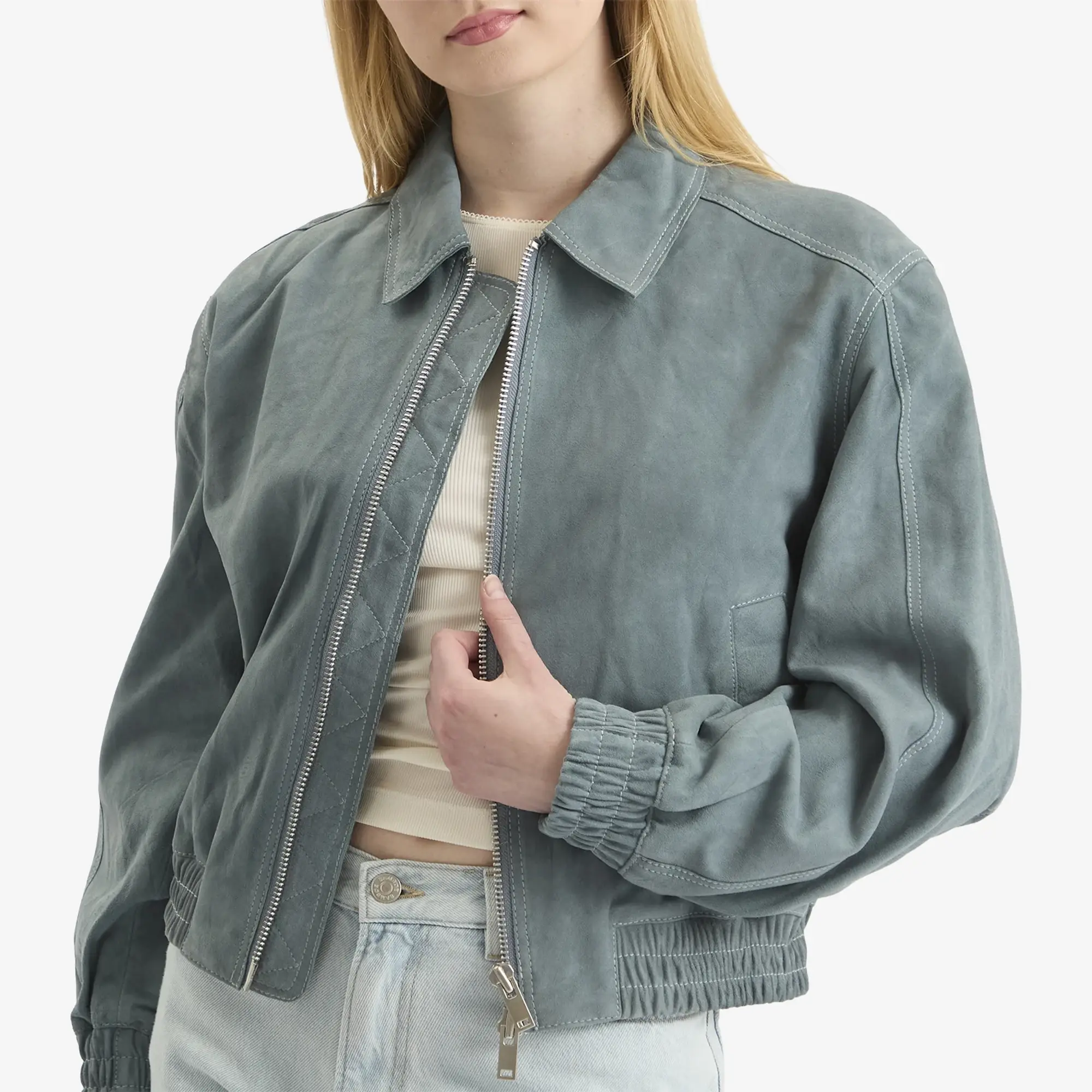 Samsøe Samsøe Women's Sasaffy Bomber Jacket Surf Spray