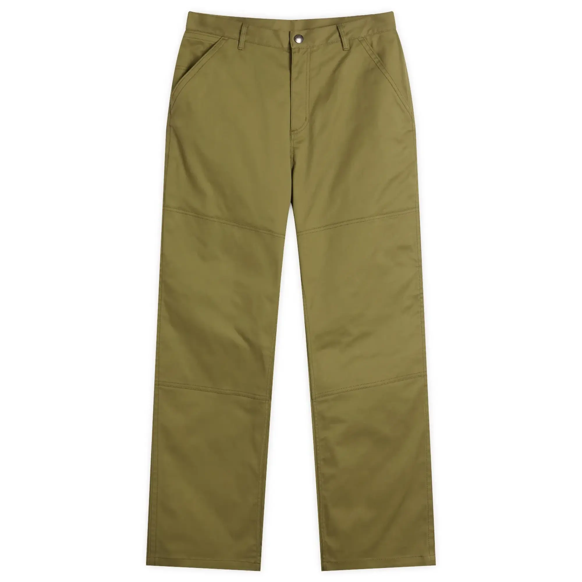 Moncler Men's Cotton Gaberdine Trousers Green