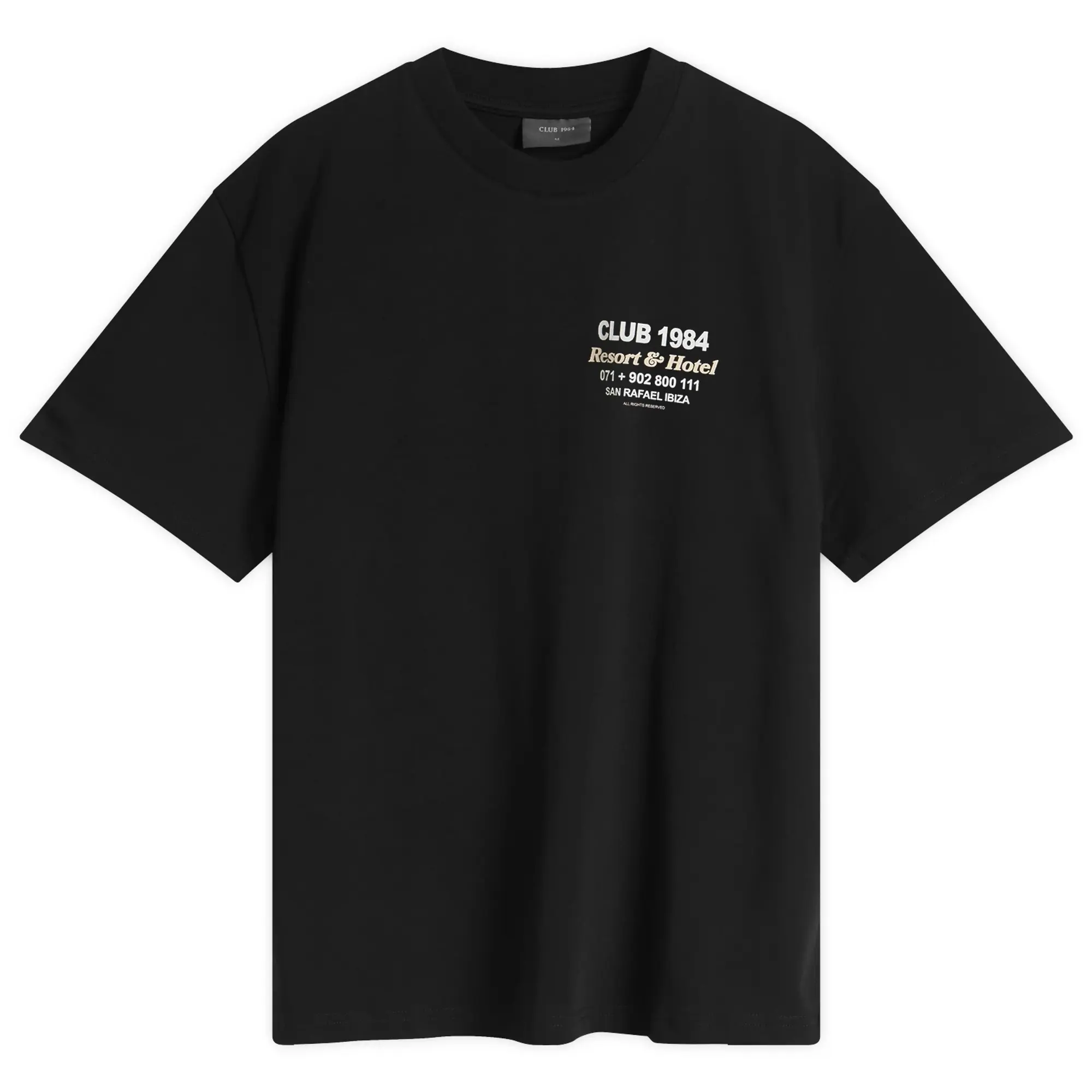 Club 1984 Men's Eivissa Palm T-Shirt Black