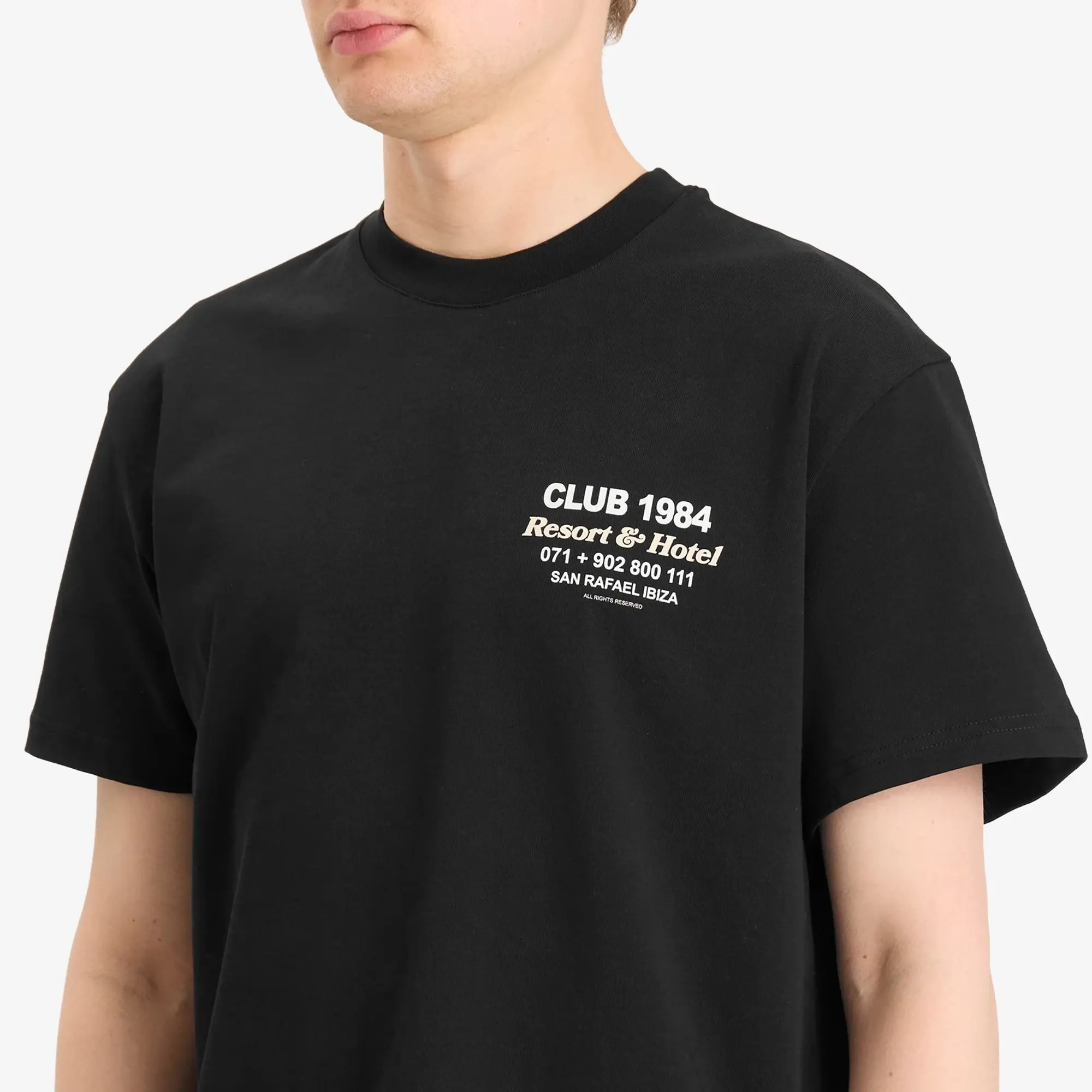Club 1984 Men's Eivissa Palm T-Shirt Black