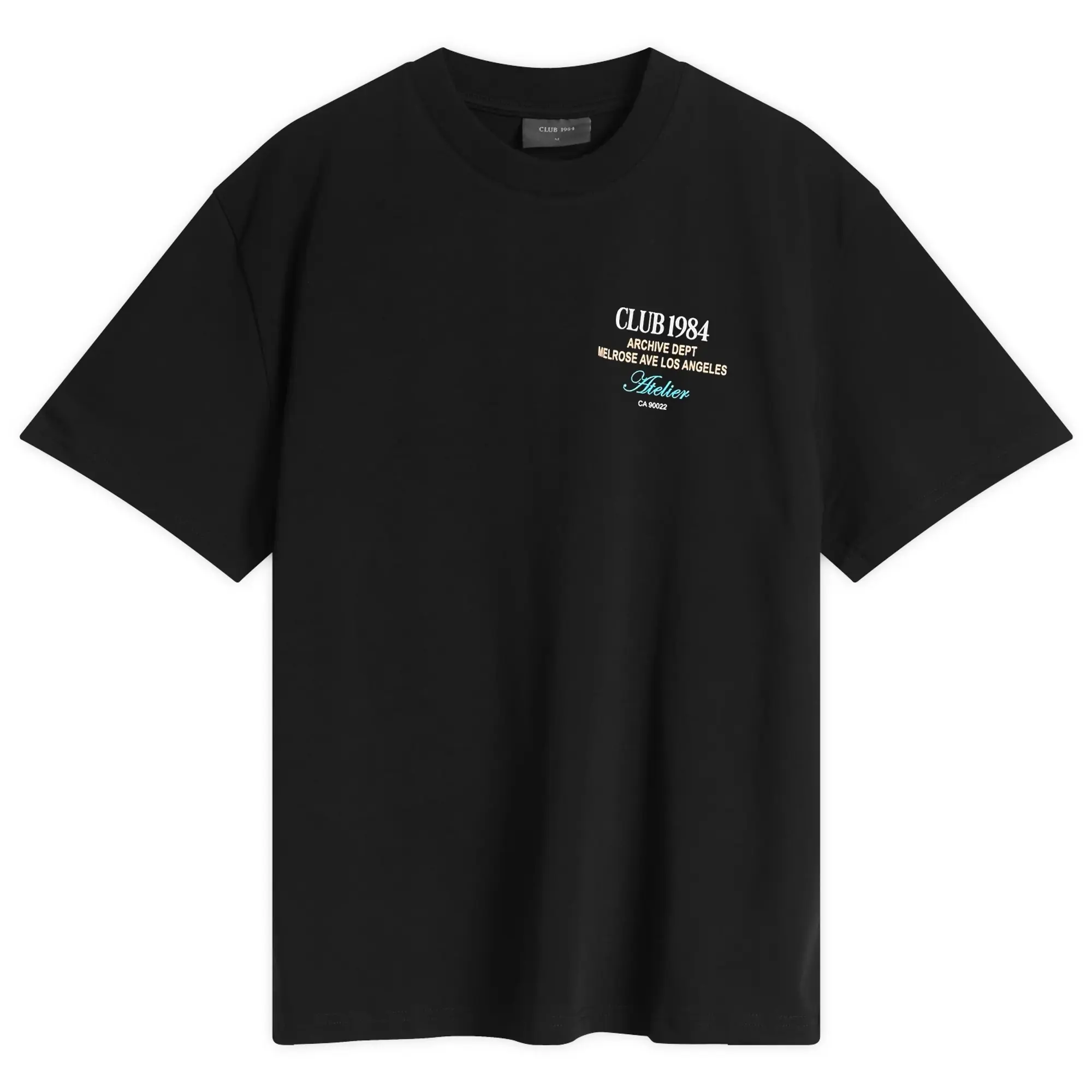 Club 1984 Men's La Dept T-Shirt Black