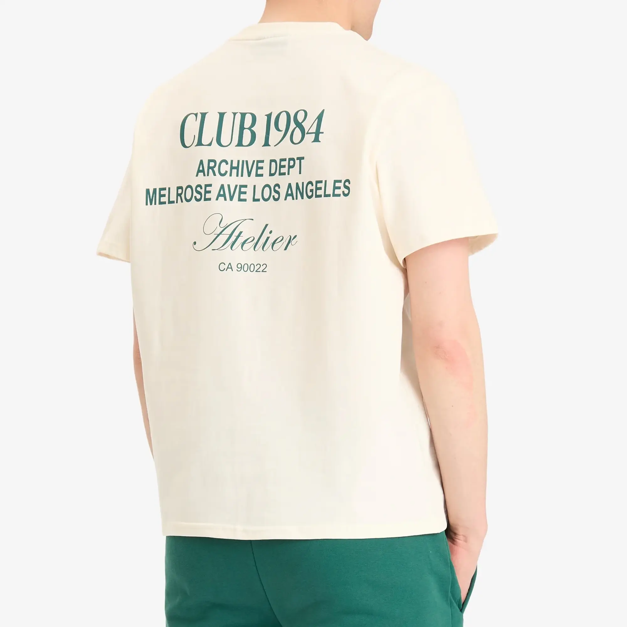 Club 1984 Men's La Dept T-Shirt Off White