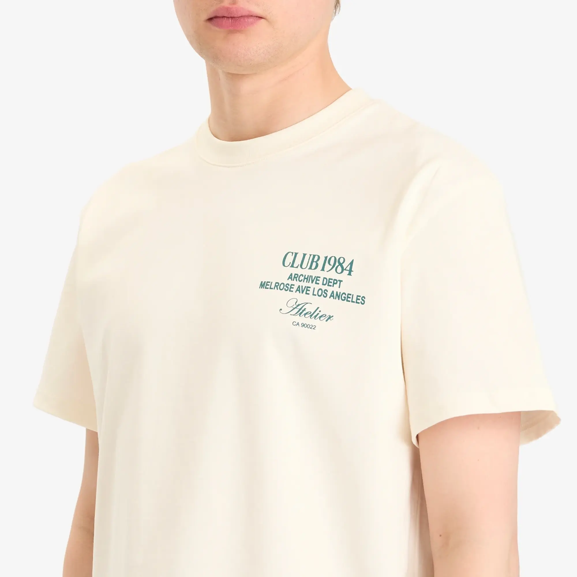 Club 1984 Men's La Dept T-Shirt Off White