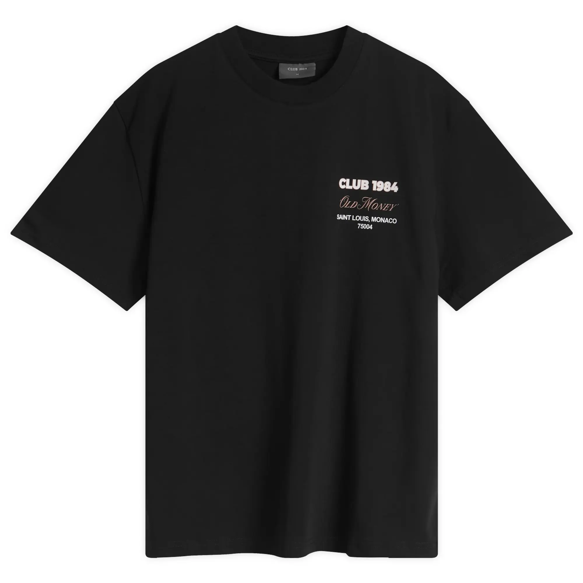 Club 1984 Men's Old Money T-Shirt Black