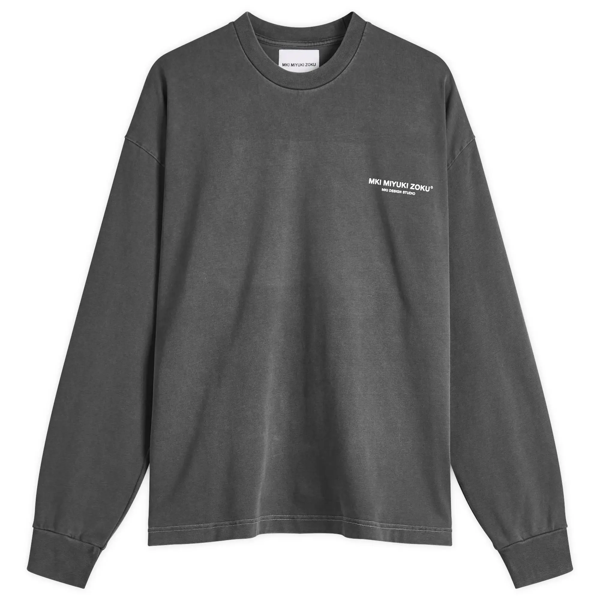 MKI Men's Design Studio Long Sleeve T-Shirt Pigment Black