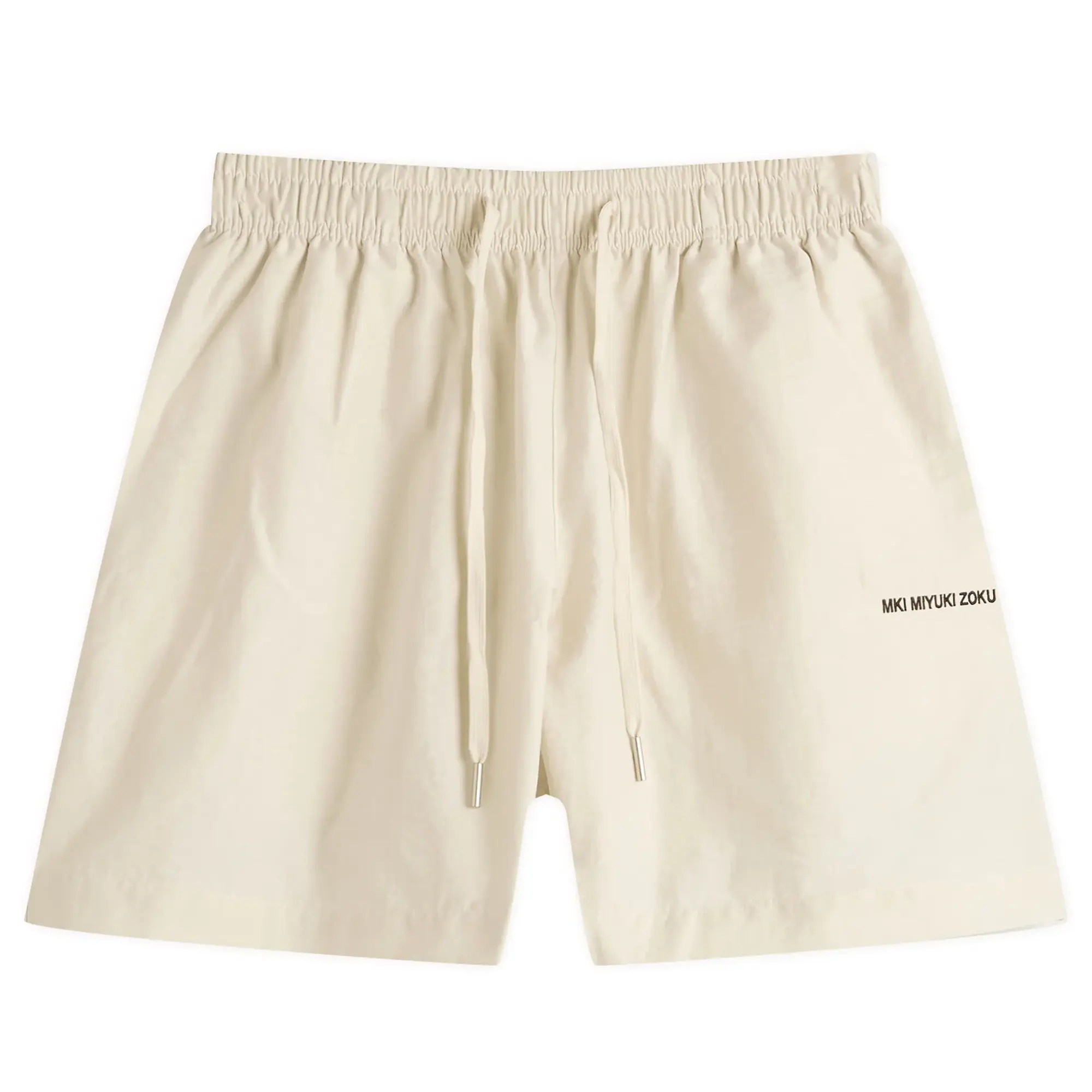 MKI Men's Washed Cotton Nylon Shorts Bone