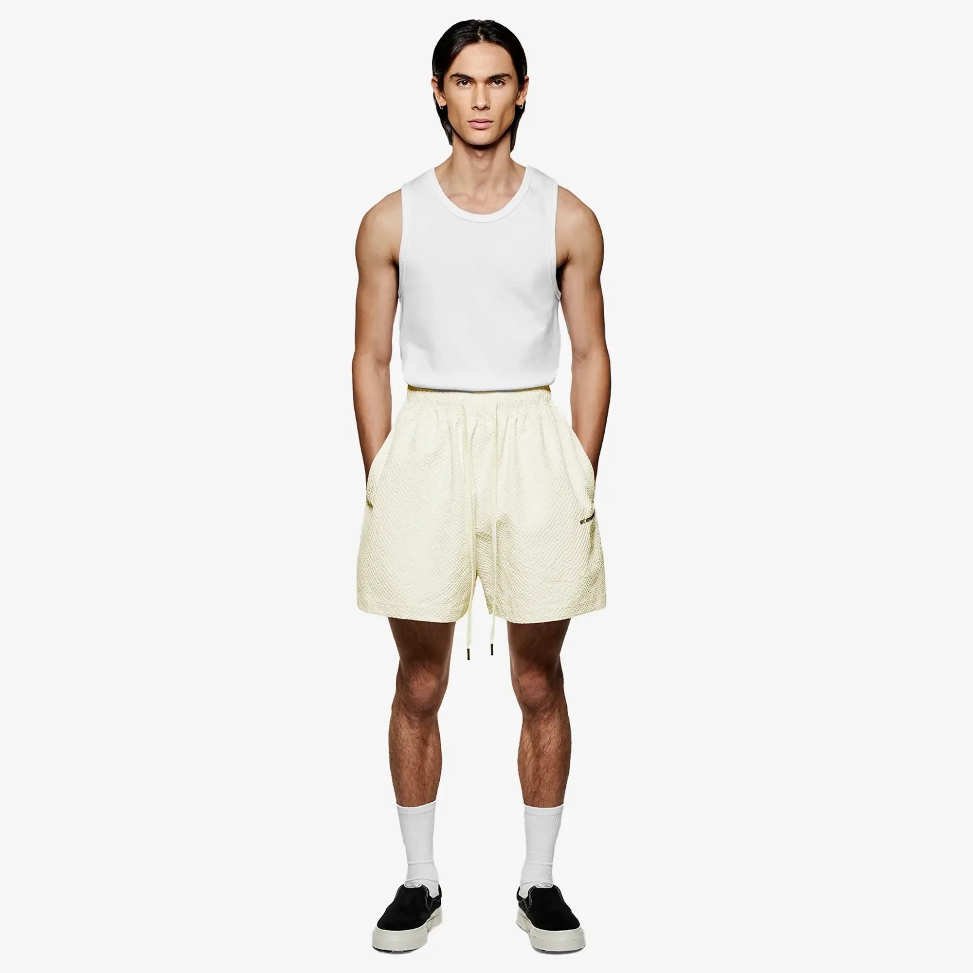MKI Men's Seersucker Shorts Bone