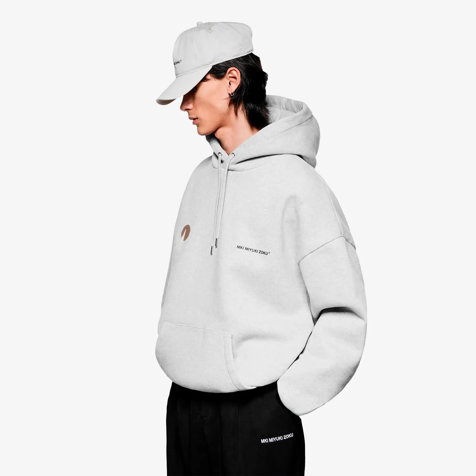 MKI Men's Swallow Hoodie Grey