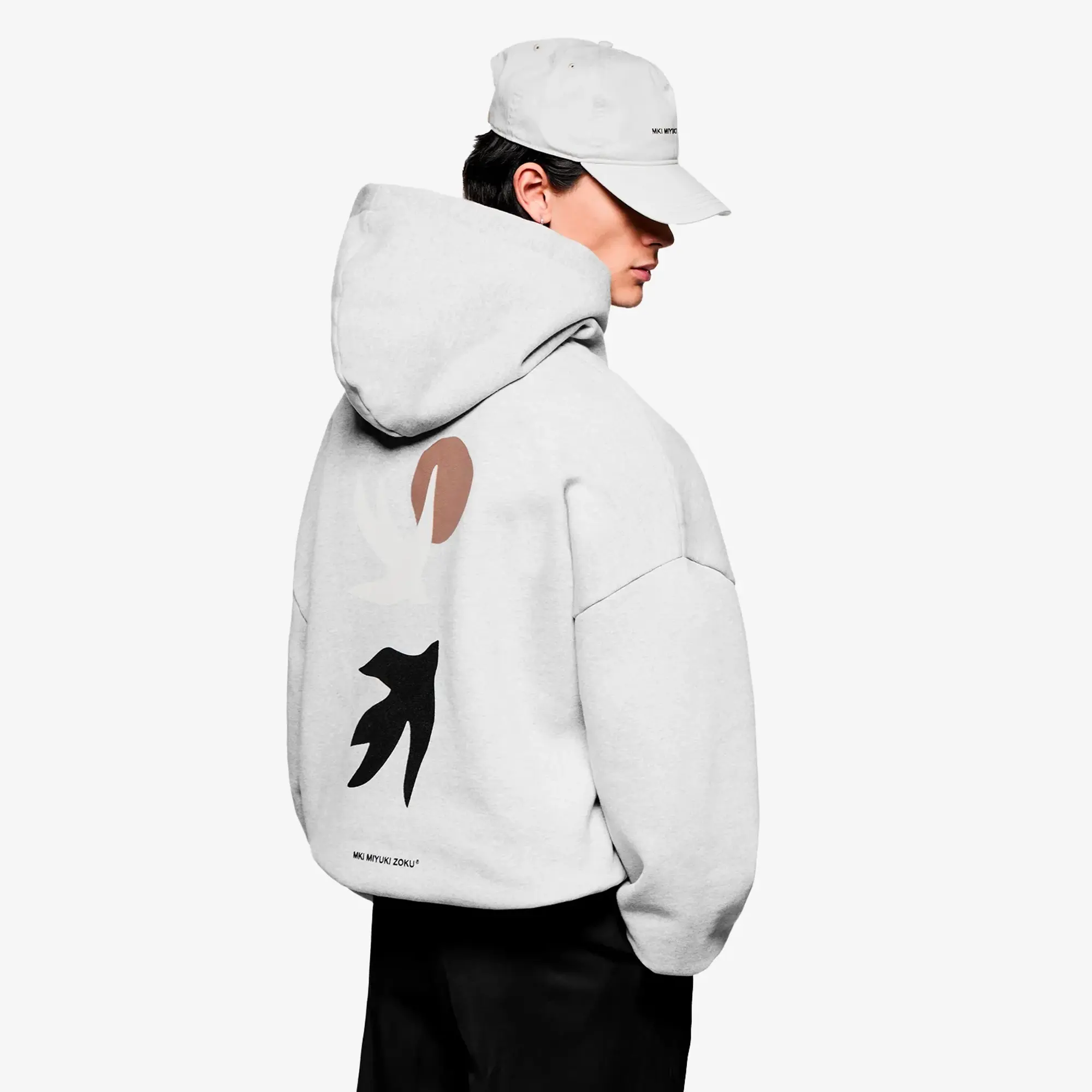 MKI Men's Swallow Hoodie Grey