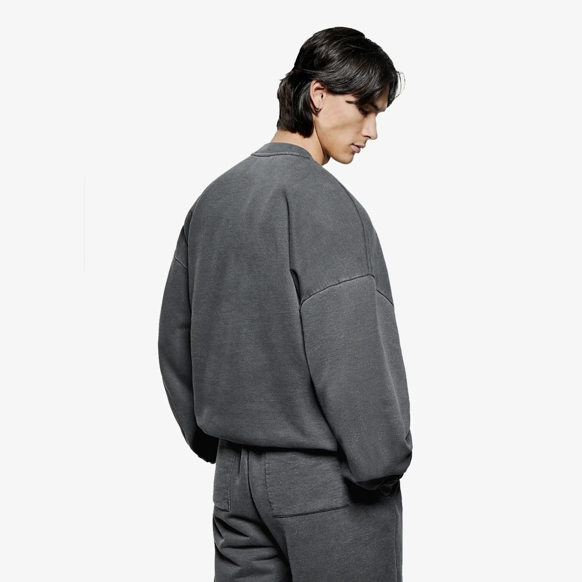 MKI Men's Uniform Crew Sweatshirt Pigment Black