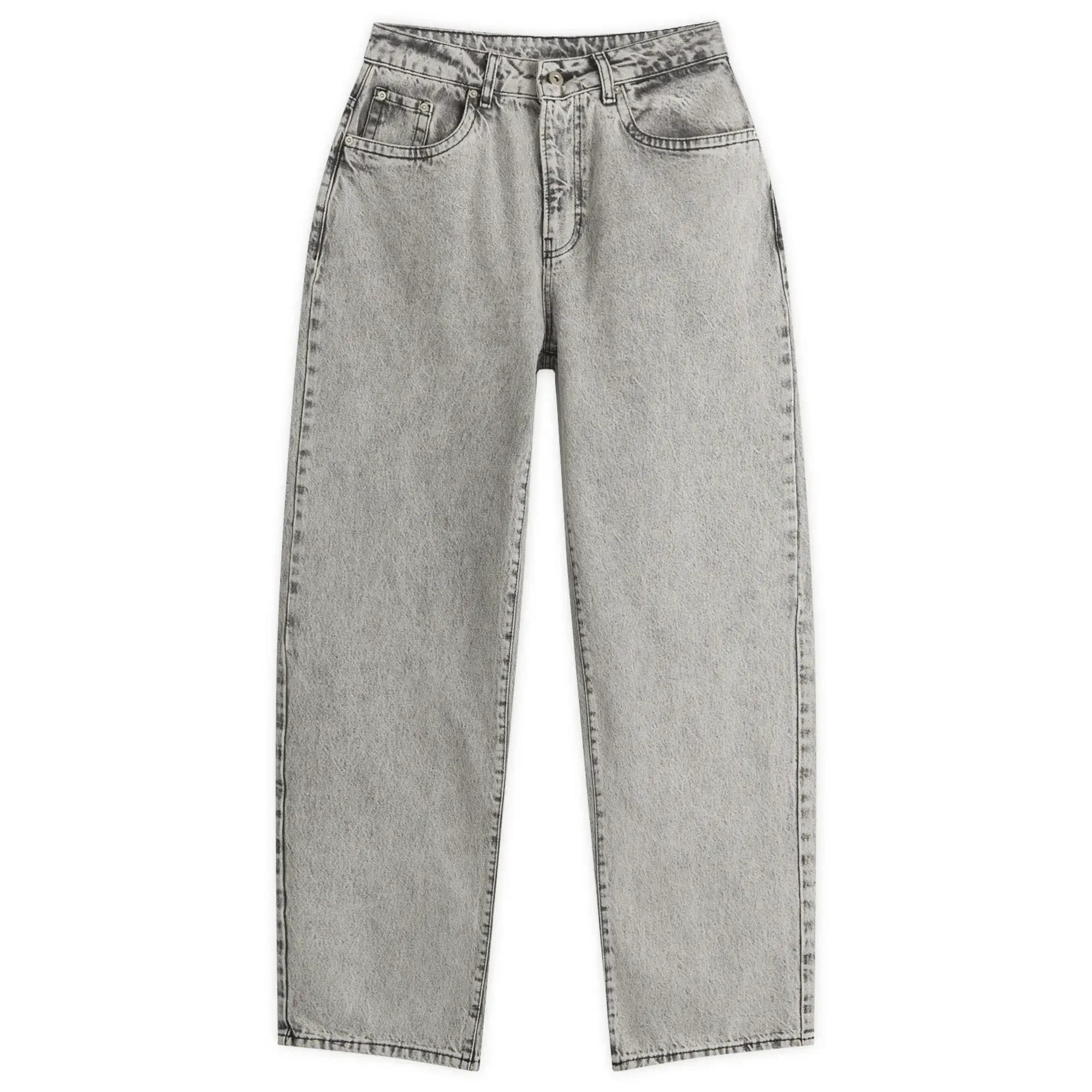 MKI Men's Denim Wide Leg Jean Washed Black