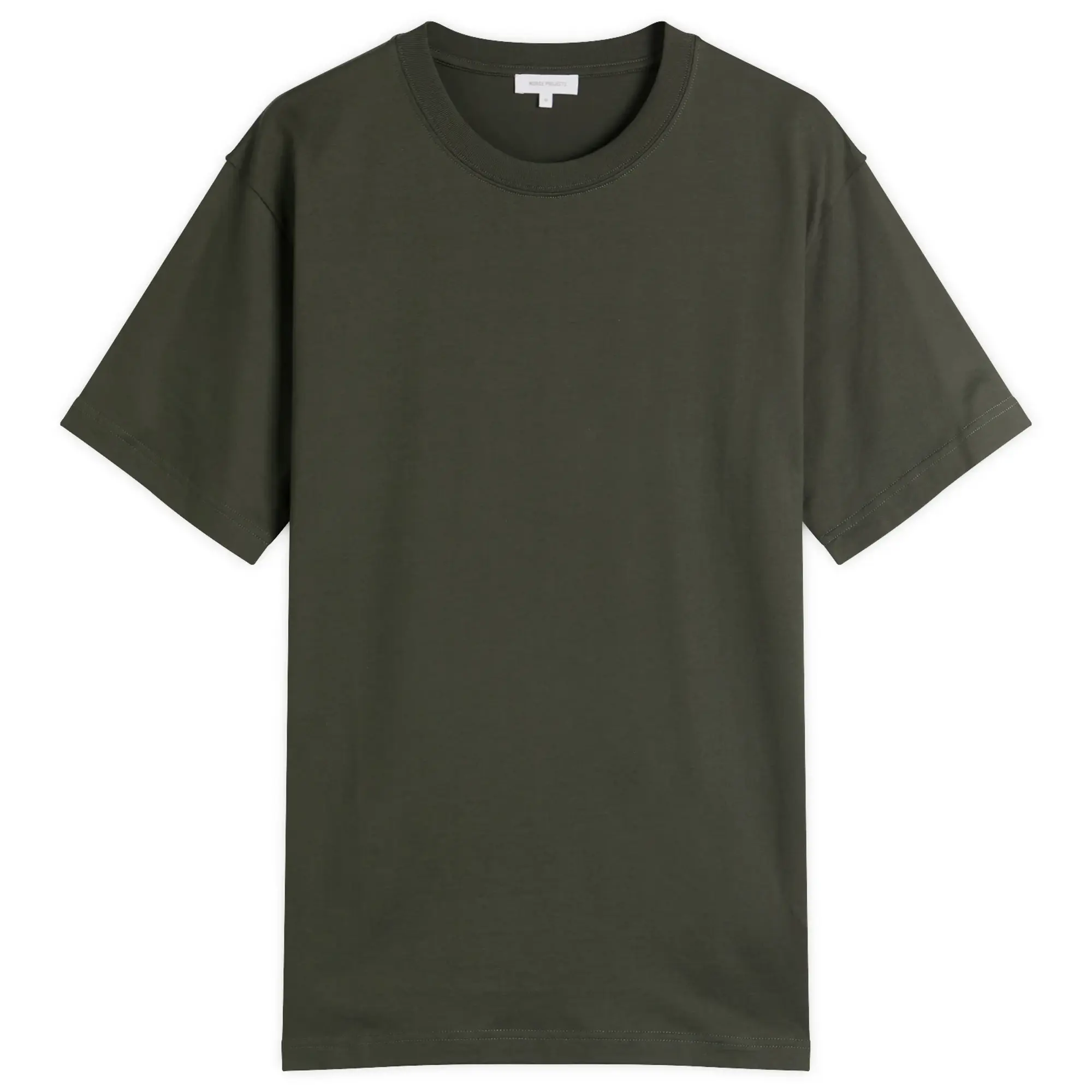 Norse Projects Men's Standard T-Shirt Black Olive