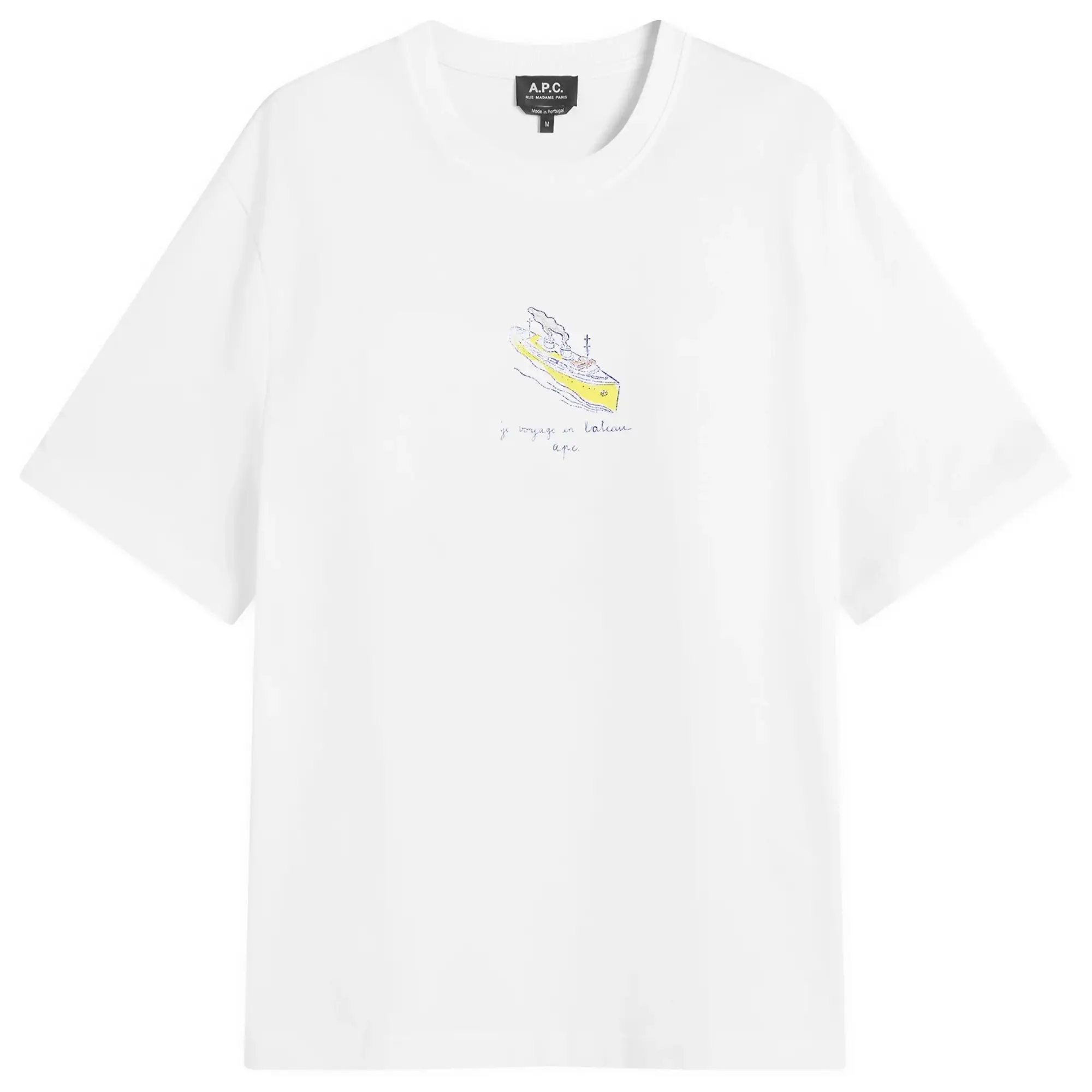 A.P.C. Men's Jack Voyage Print T-Shirt White