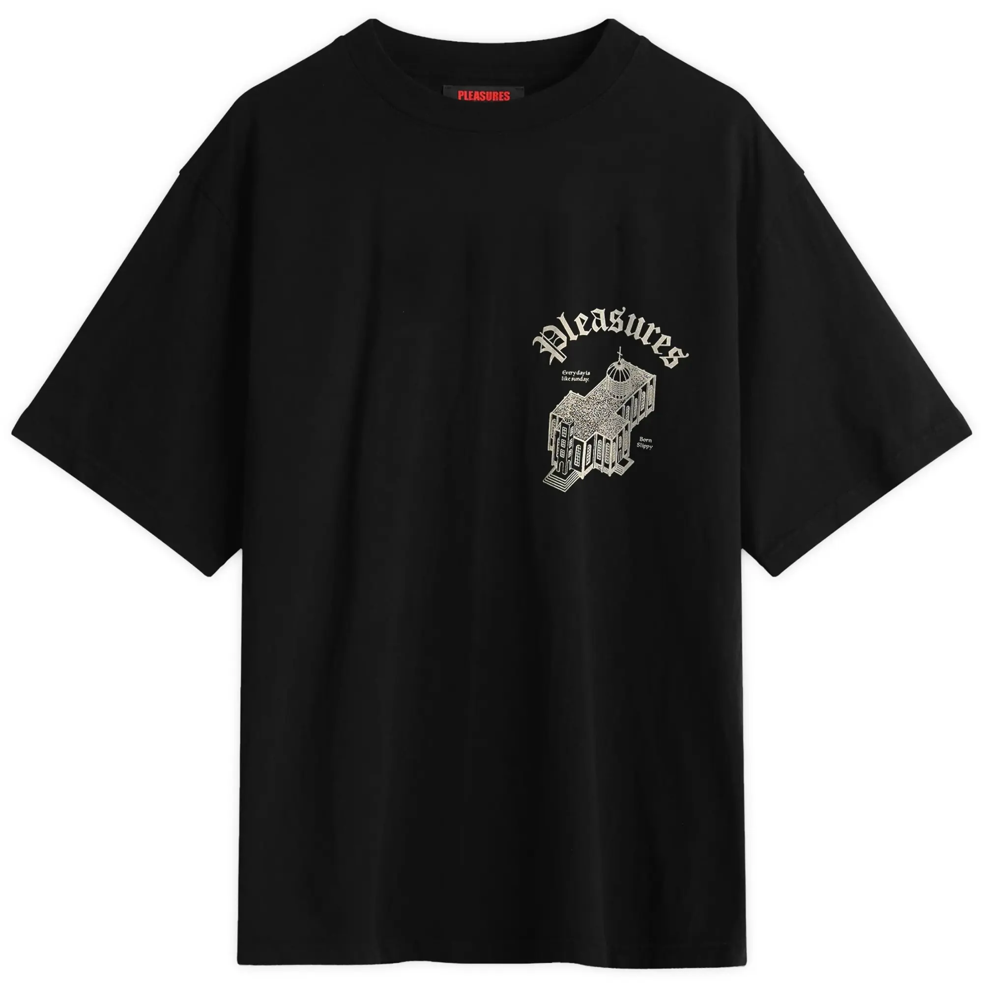 Pleasures Men's Chapel Heavyweight T-Shirt Black