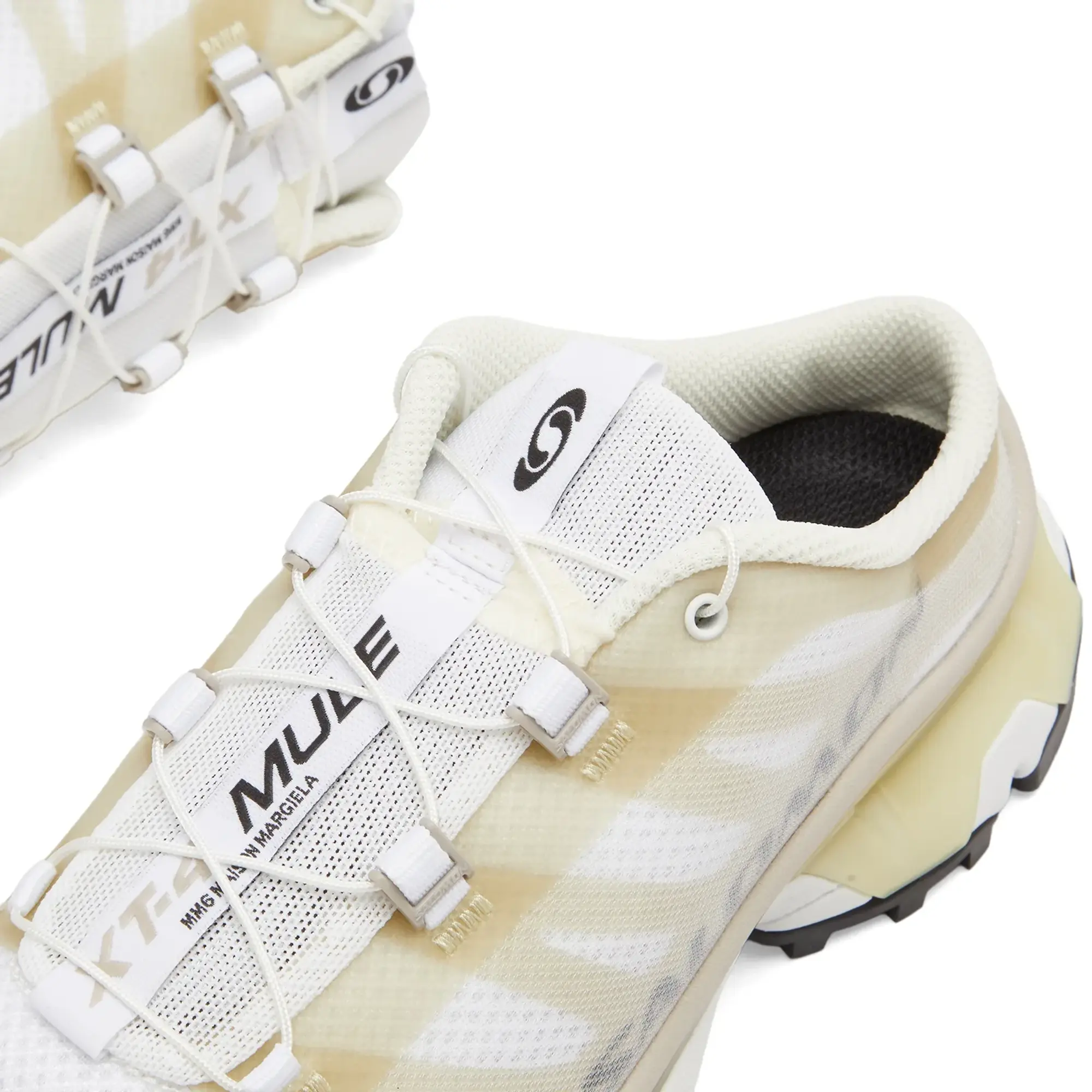 MM6 Maison Margiela Women's x Salomon XT Mule 4 Sneaker White/Green Haz/Silver