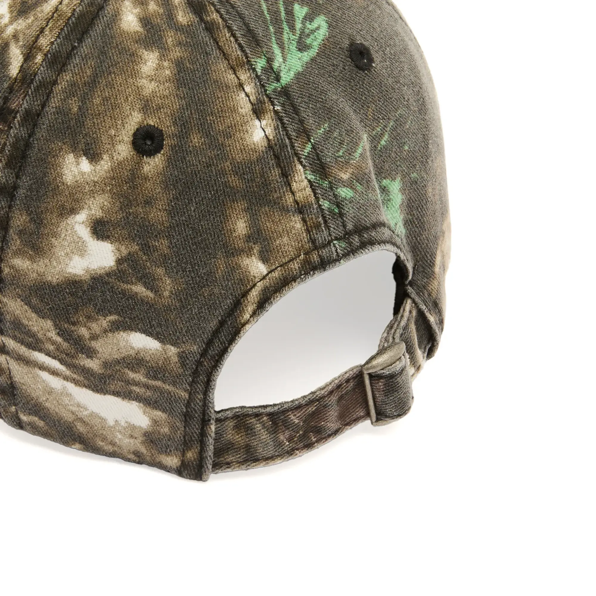 Pleasures Men's Bubble Logo Polo Cap Camo