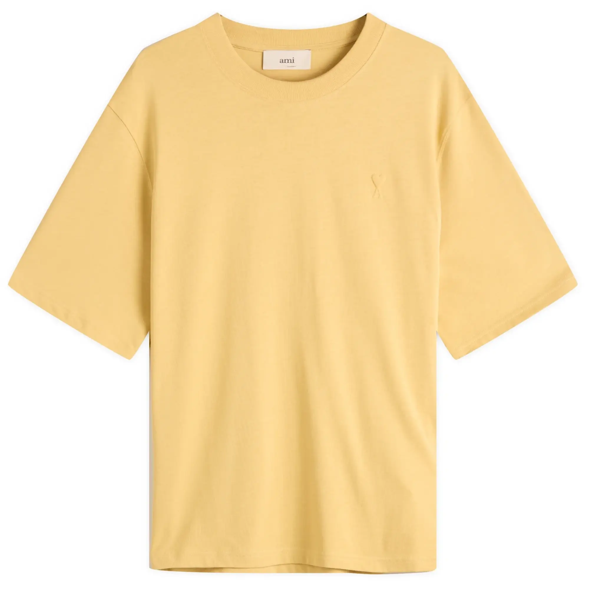 AMI Paris Men's Thick Jersey Tshirt ADC Anis