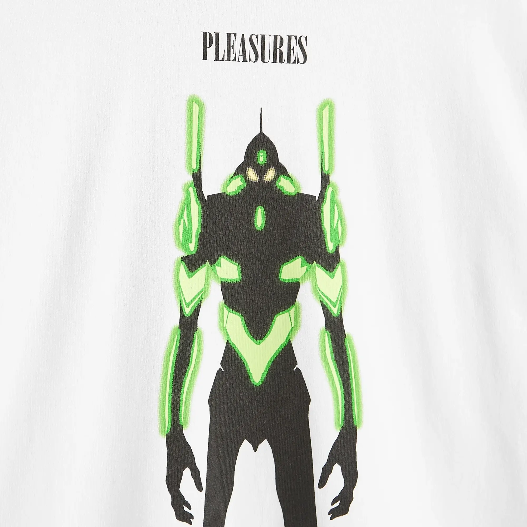 Pleasures Men's x Evangelion Eva 1 T-Shirt White