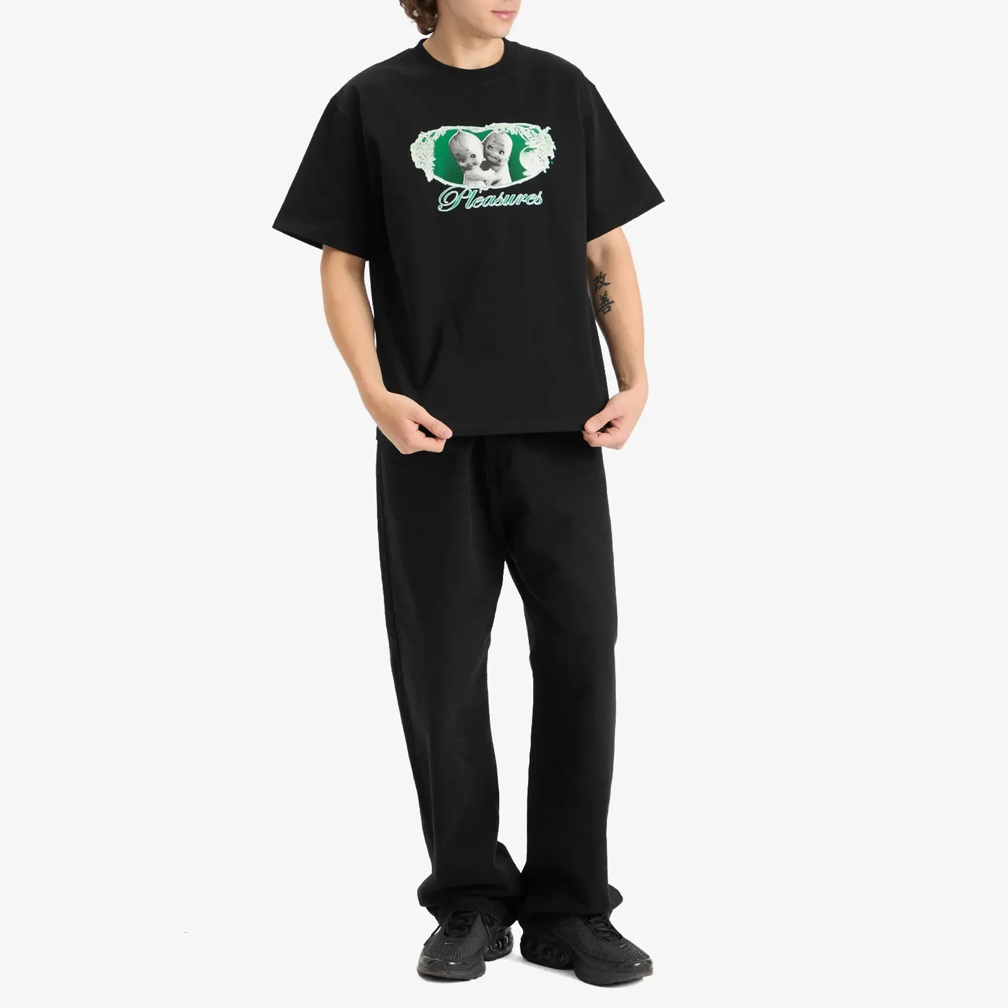 Pleasures Men's Cutie Heavyweight T-Shirt Black