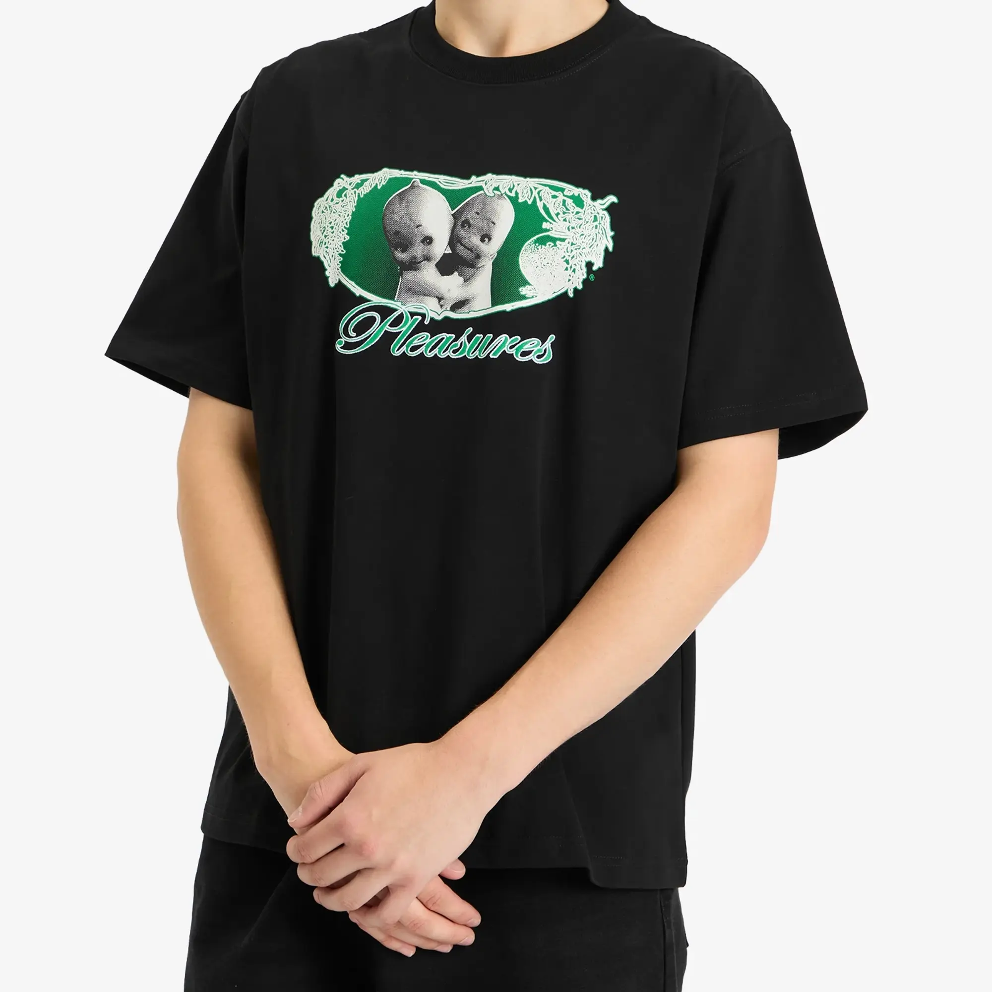 Pleasures Men's Cutie Heavyweight T-Shirt Black