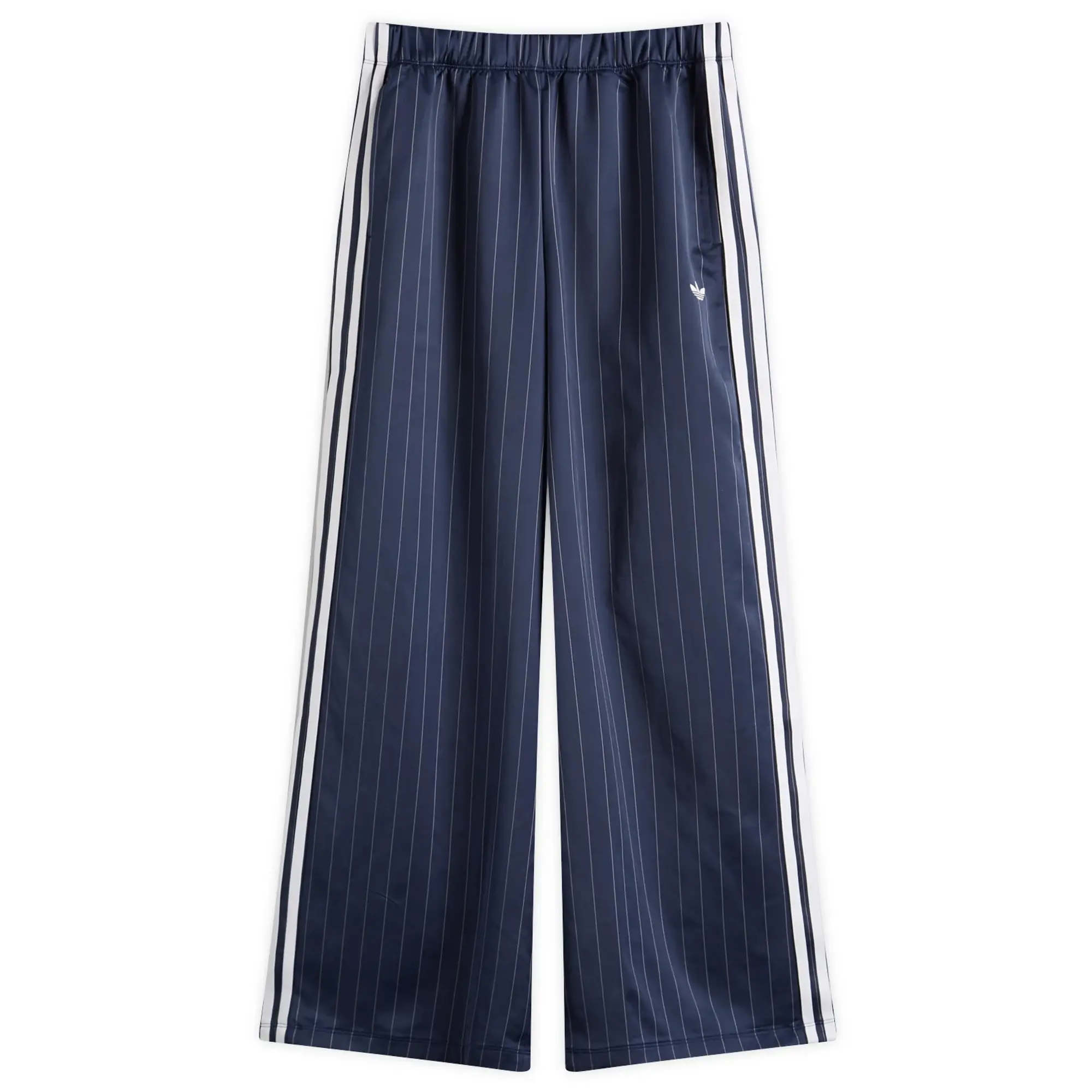 Adidas Women's Satin Wide Legged Pants Night Indigo