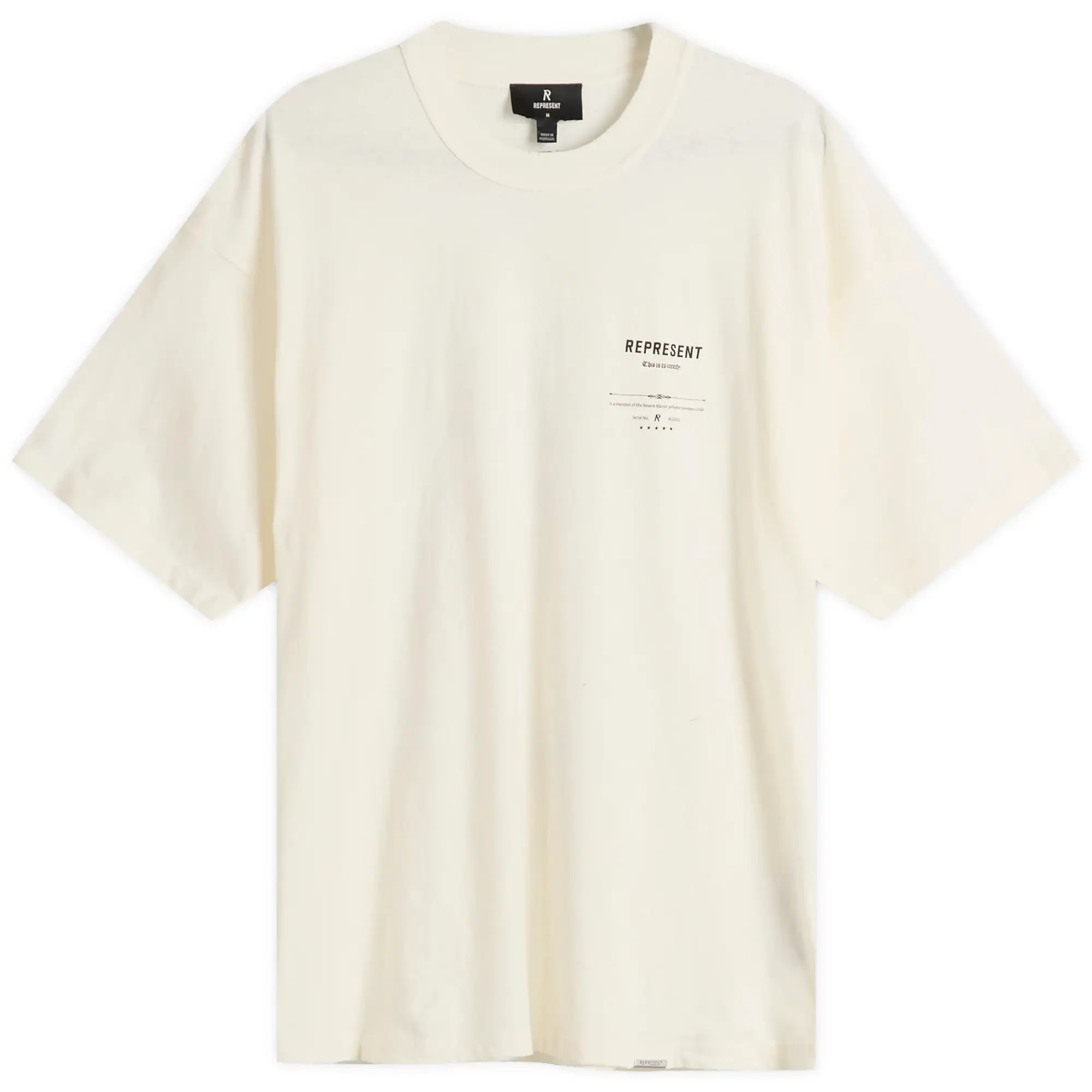 Represent Men's Revere Manor T-Shirt Aged White