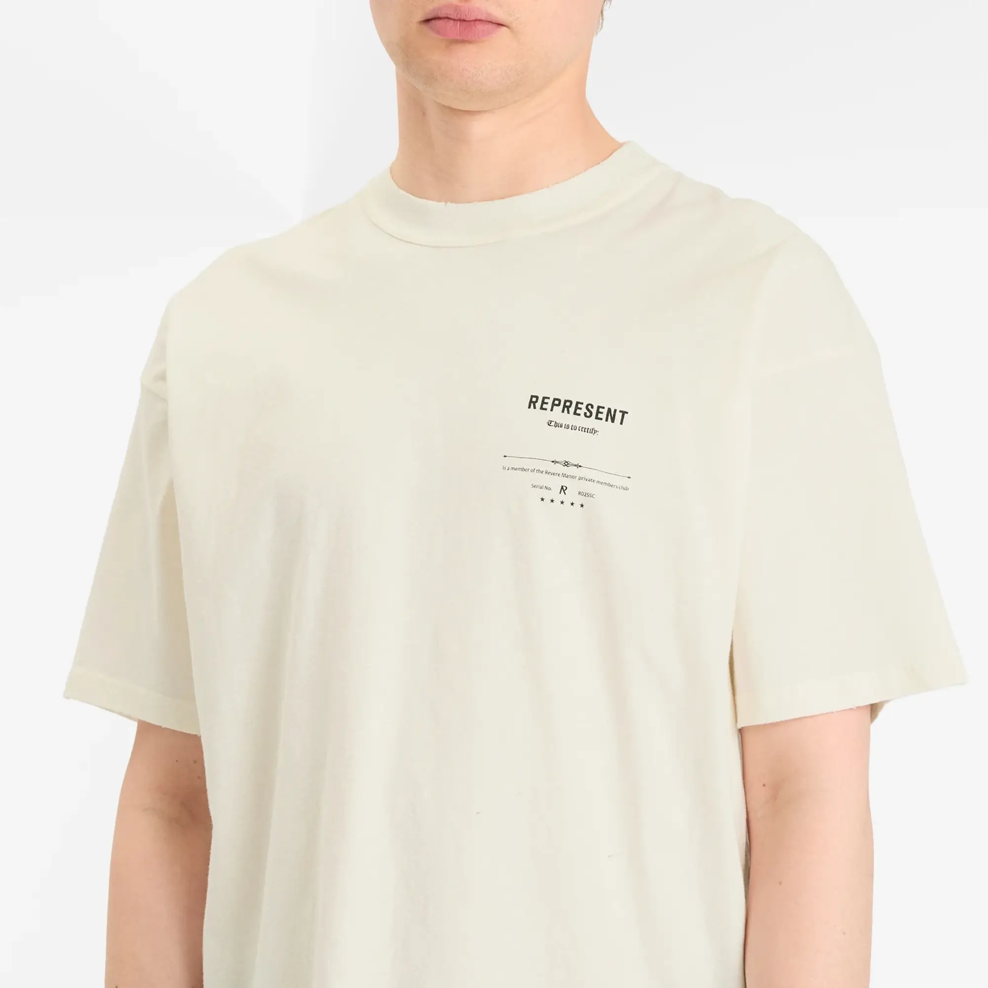 Represent Men's Revere Manor T-Shirt Aged White