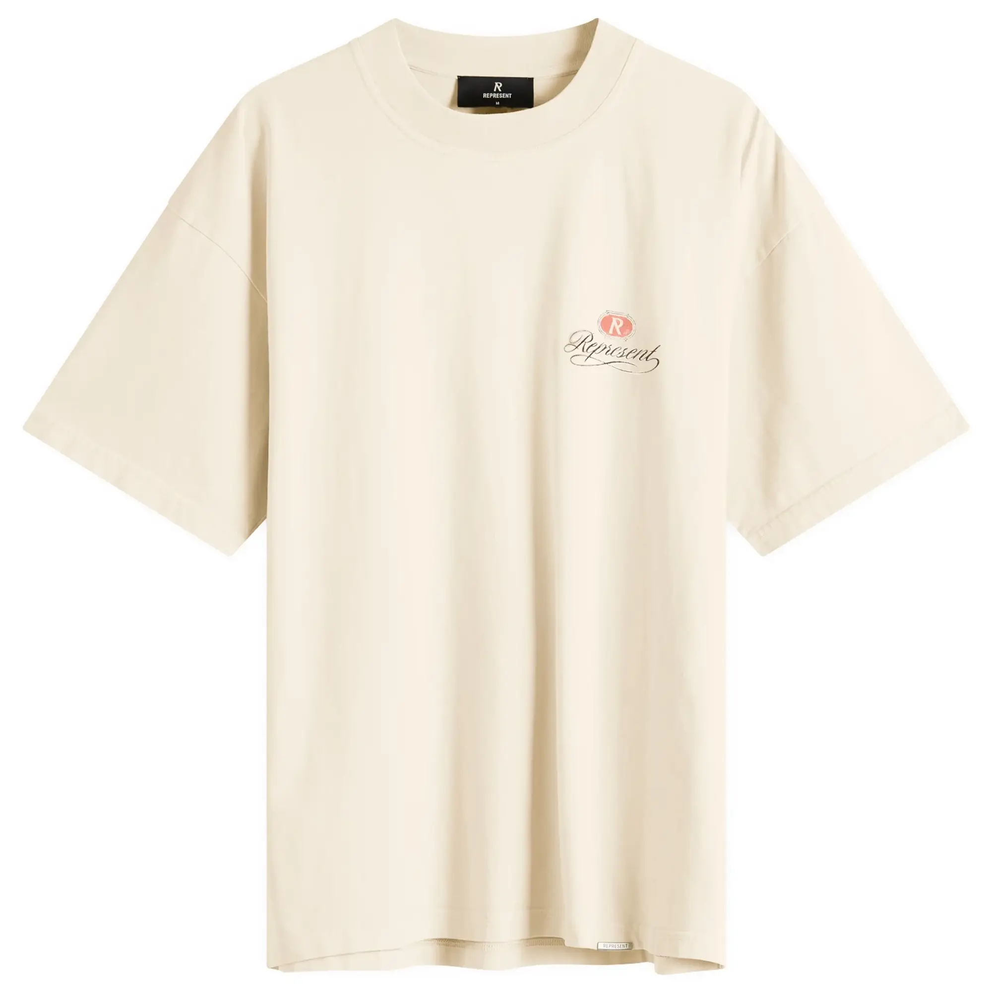 Represent Men's Grand Vintage Hand Drawn T-Shirt Aged White