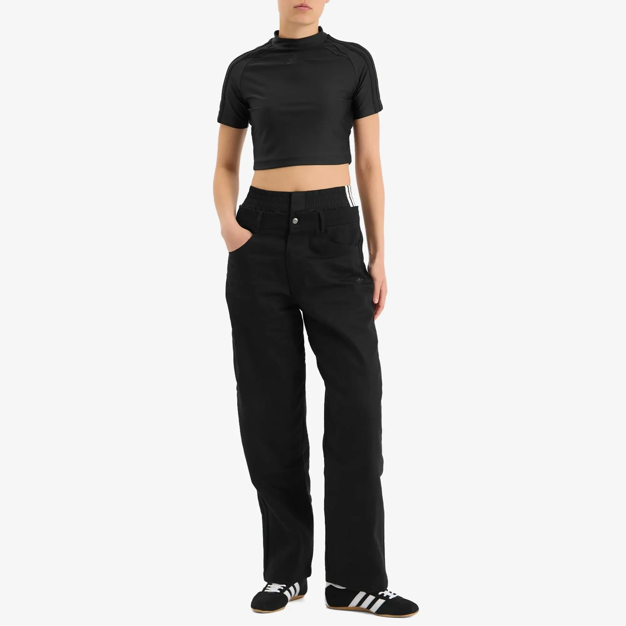 Adidas Women's Teamgeist Adicolor T-Shirt Black