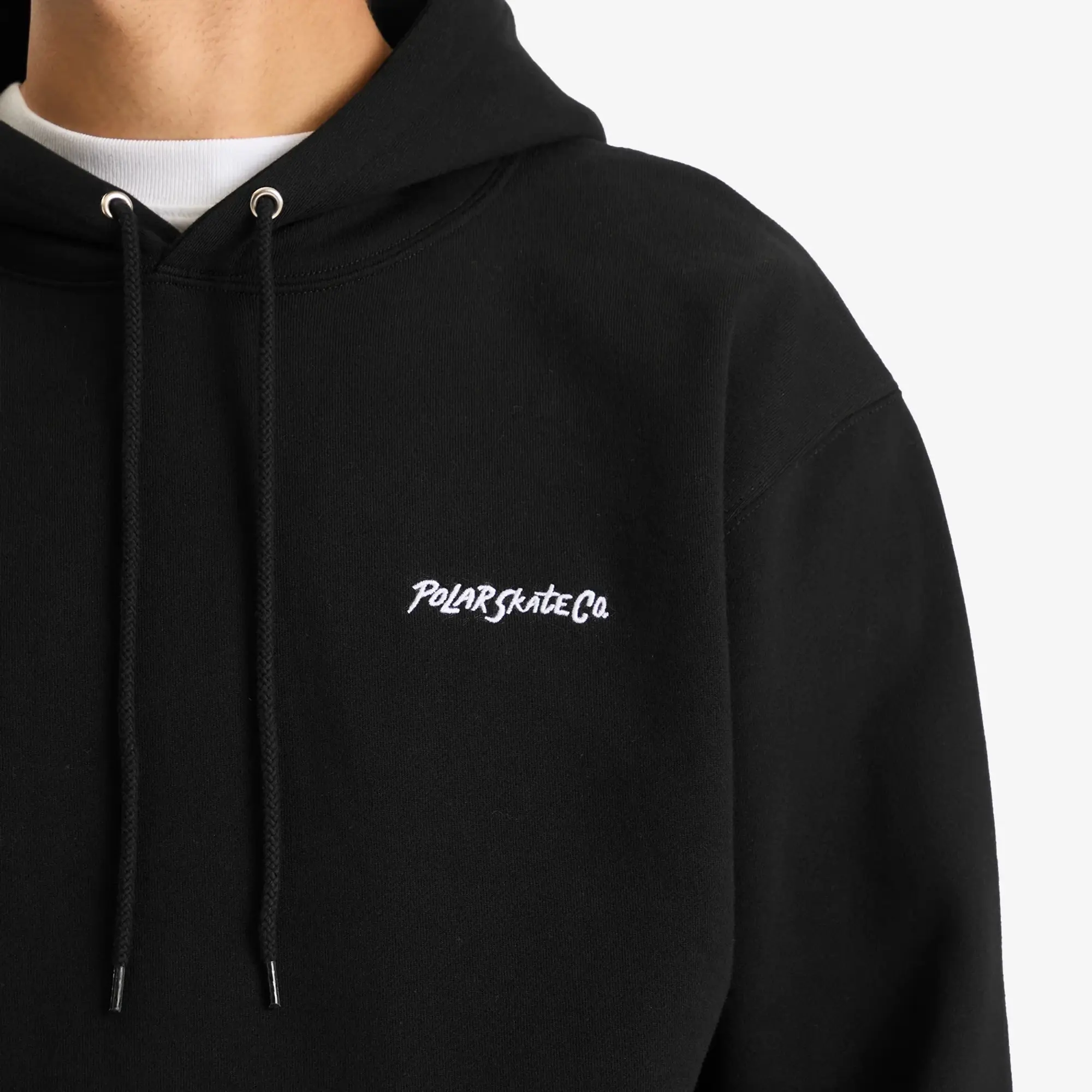 Polar Skate Co. Men's Surf Logo Hoodie Black