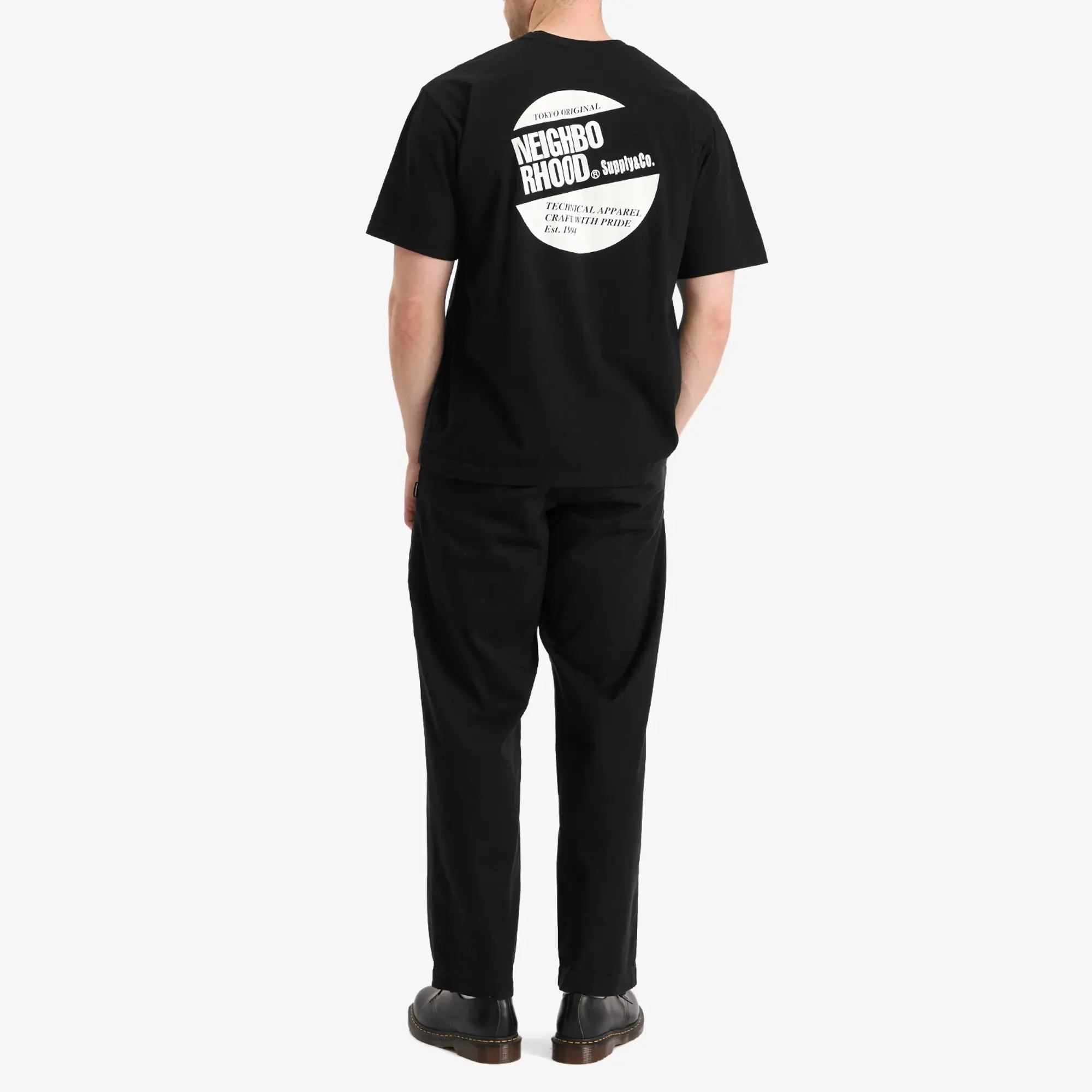 Neighborhood Men's SS-2 T-Shirt Black×White