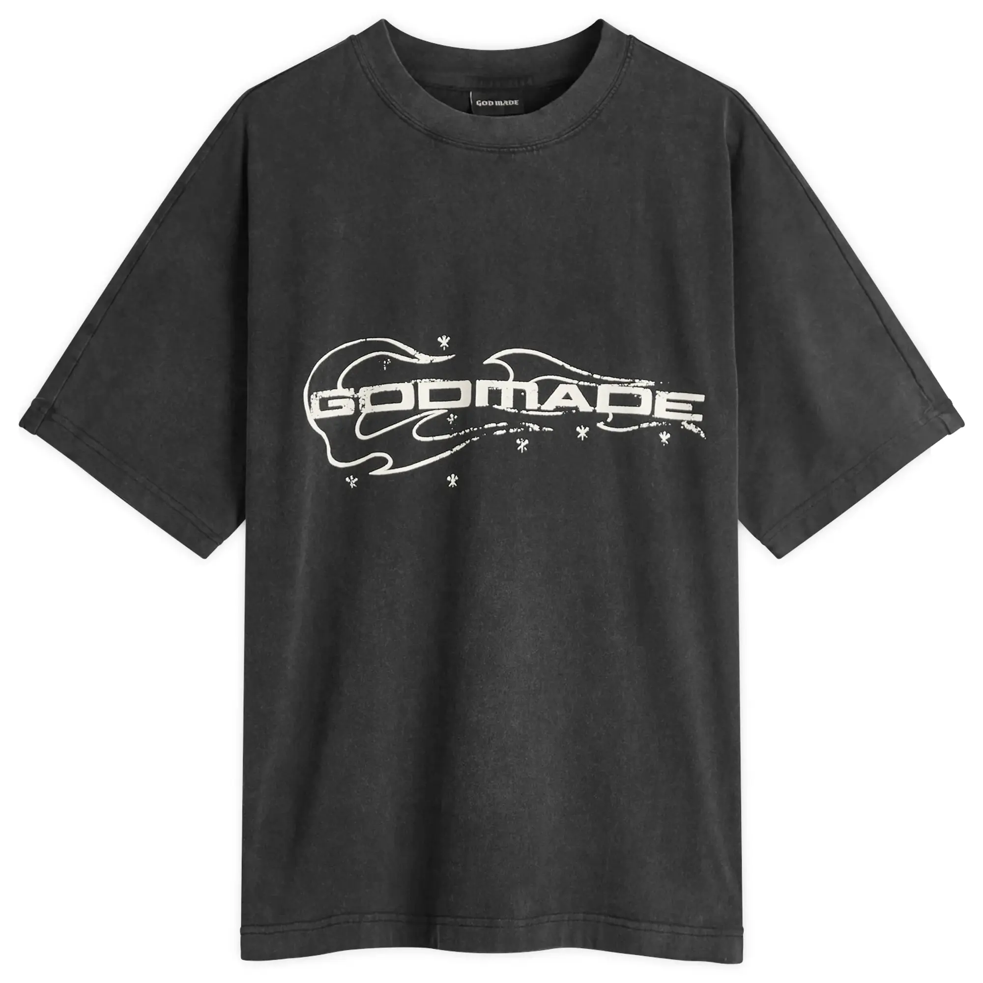 God Made Men's Spark Fire GM T-Shirt Black