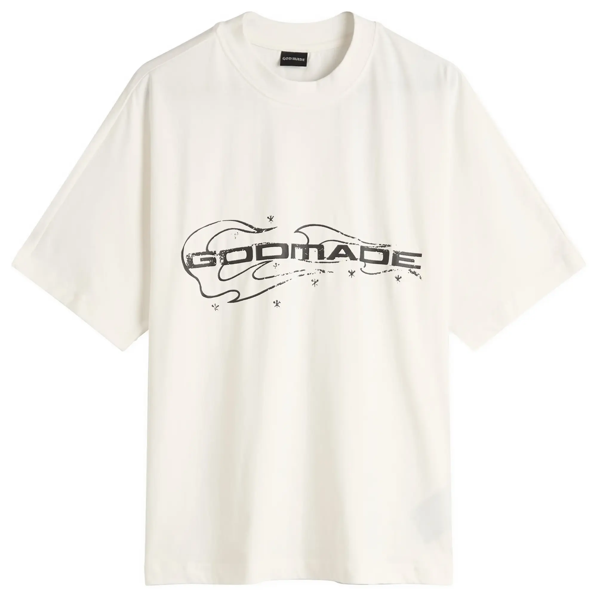 God Made Men's Spark Fire GM T-Shirt White