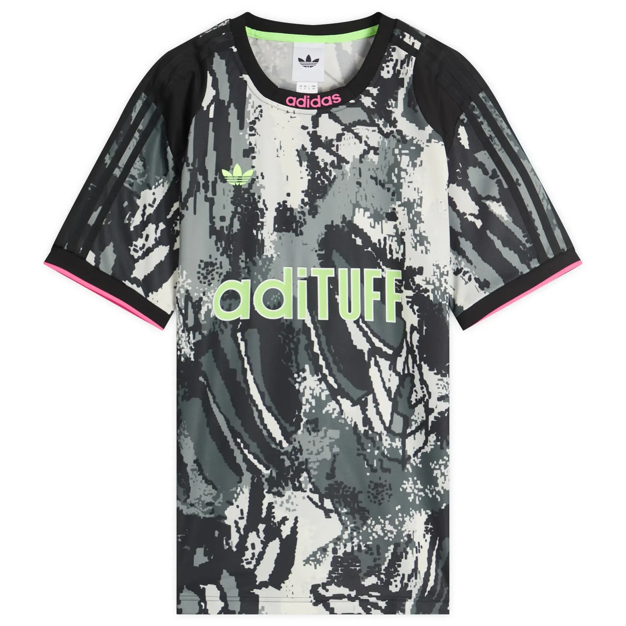 Adidas Men's Archive All Over Print Jersey Multicolor/Grey Three