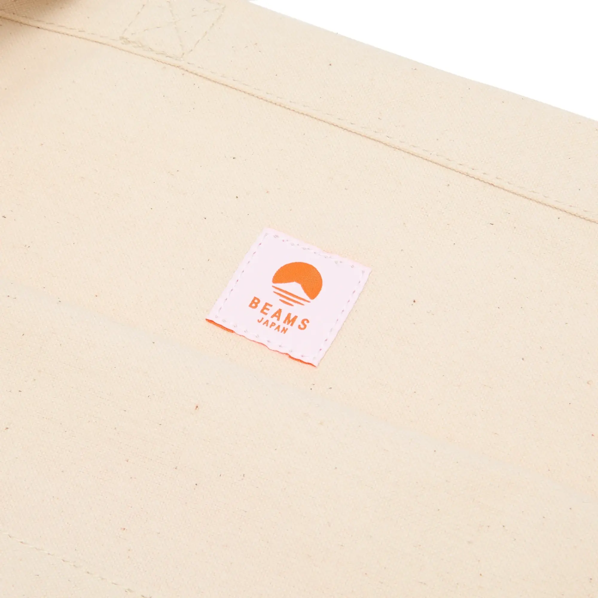 BEAMS JAPAN 2 Way Canvas Tote Bag Orange