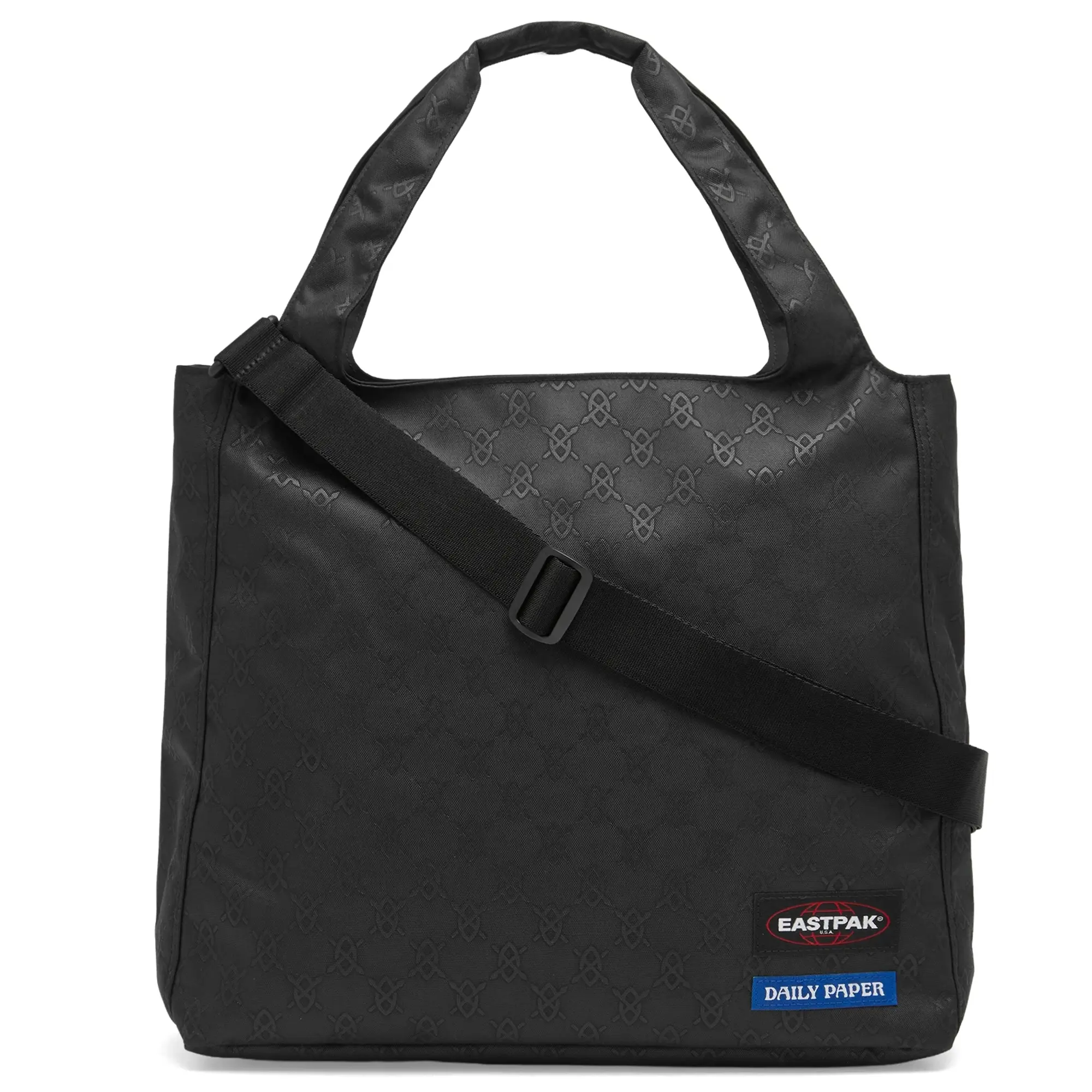 Eastpak x Daily Paper Tote Bag Embossed Black
