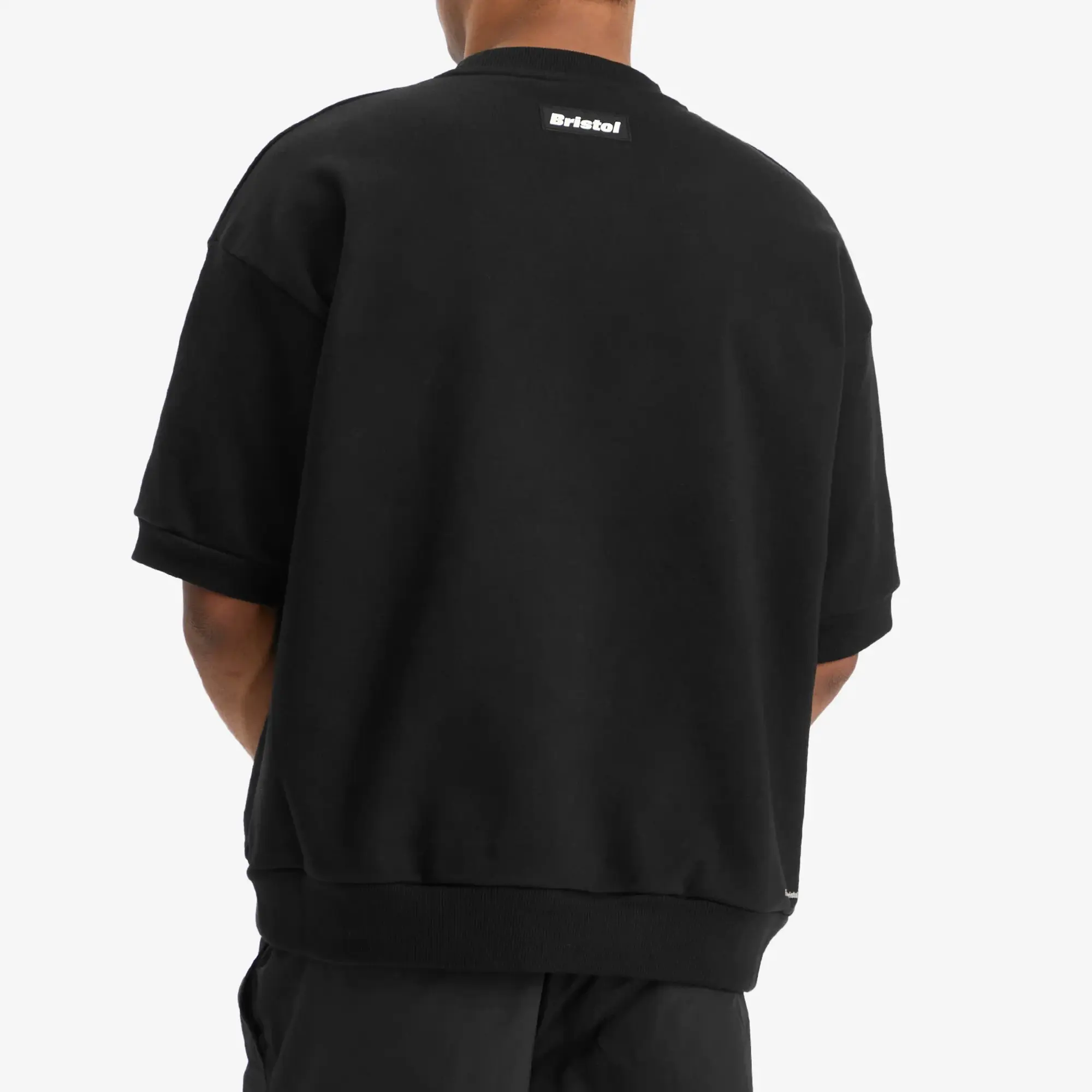 F.C. Real Bristol Men's Short Sleeve Emblem Sweatshirt Black