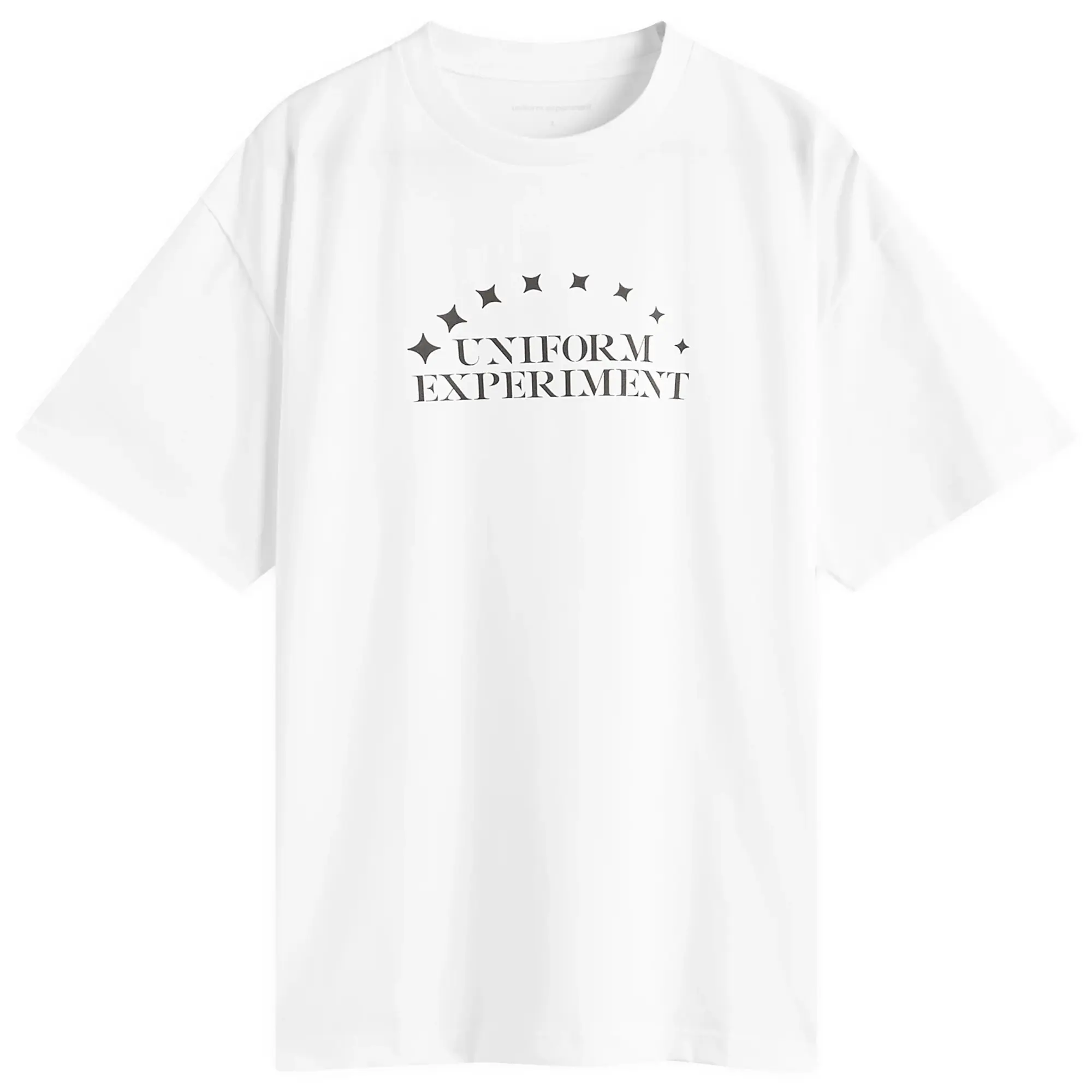 Uniform Experiment Men's Stencil Logo T-Shirt White