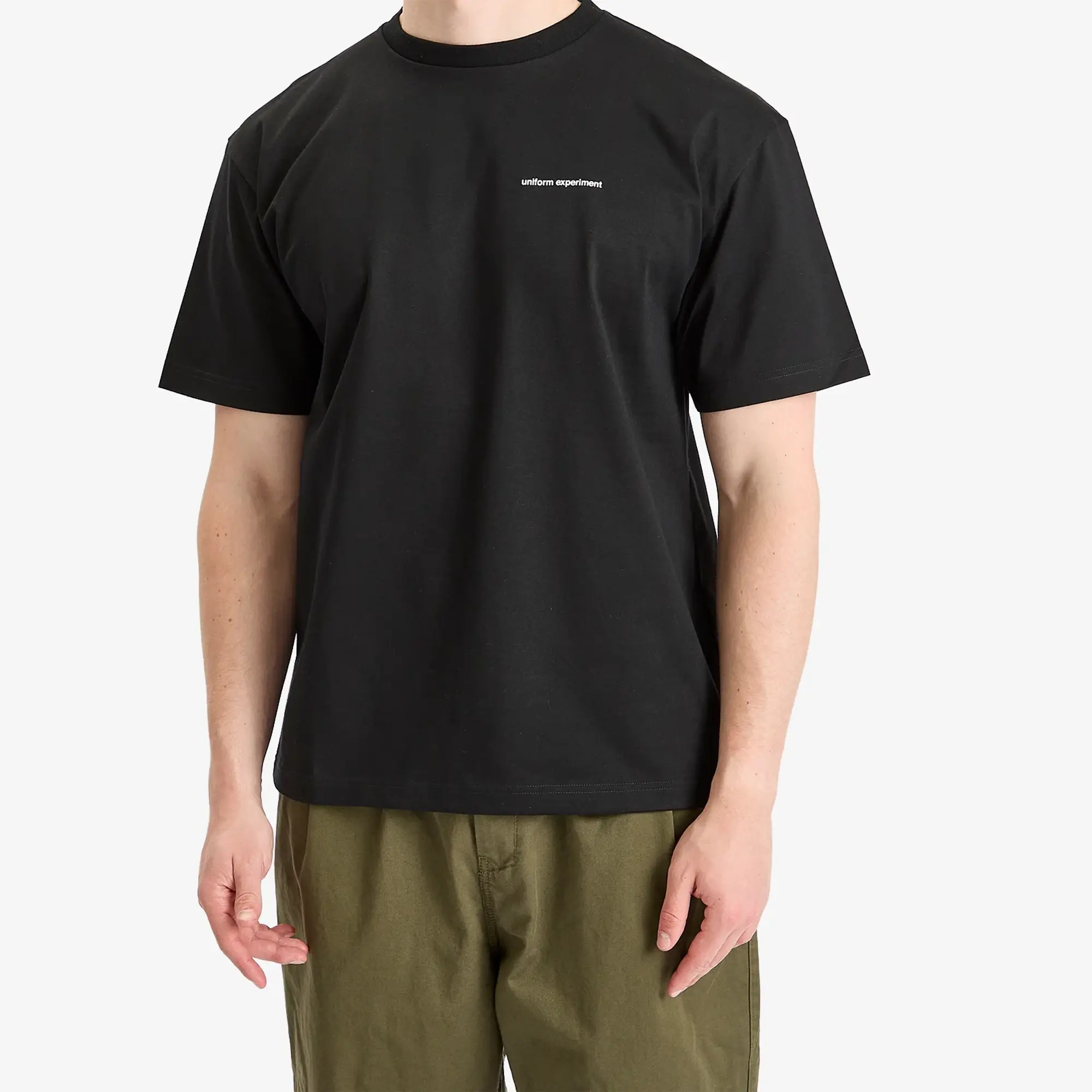Uniform Experiment Men's Code Logo T-Shirt Black