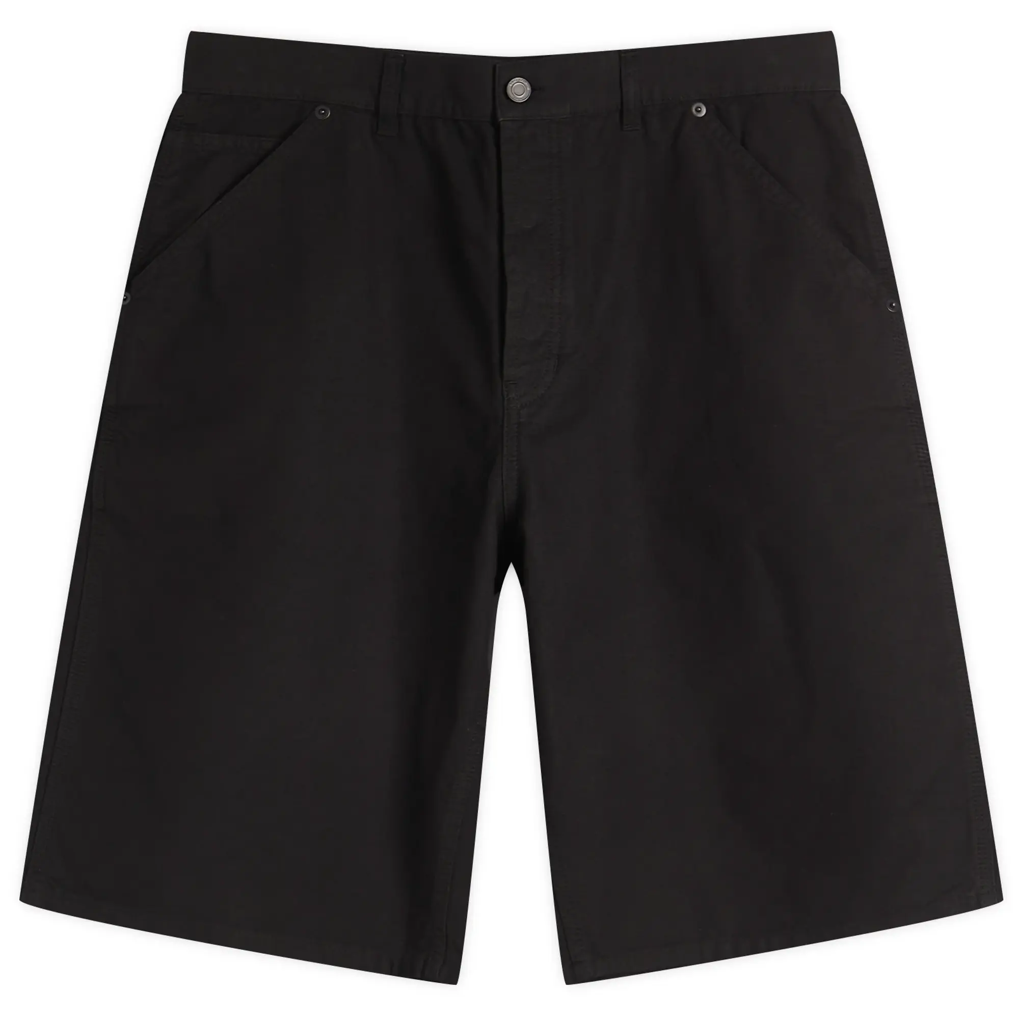 Saint Laurent Men's Workwear Shorts Black Cosmos