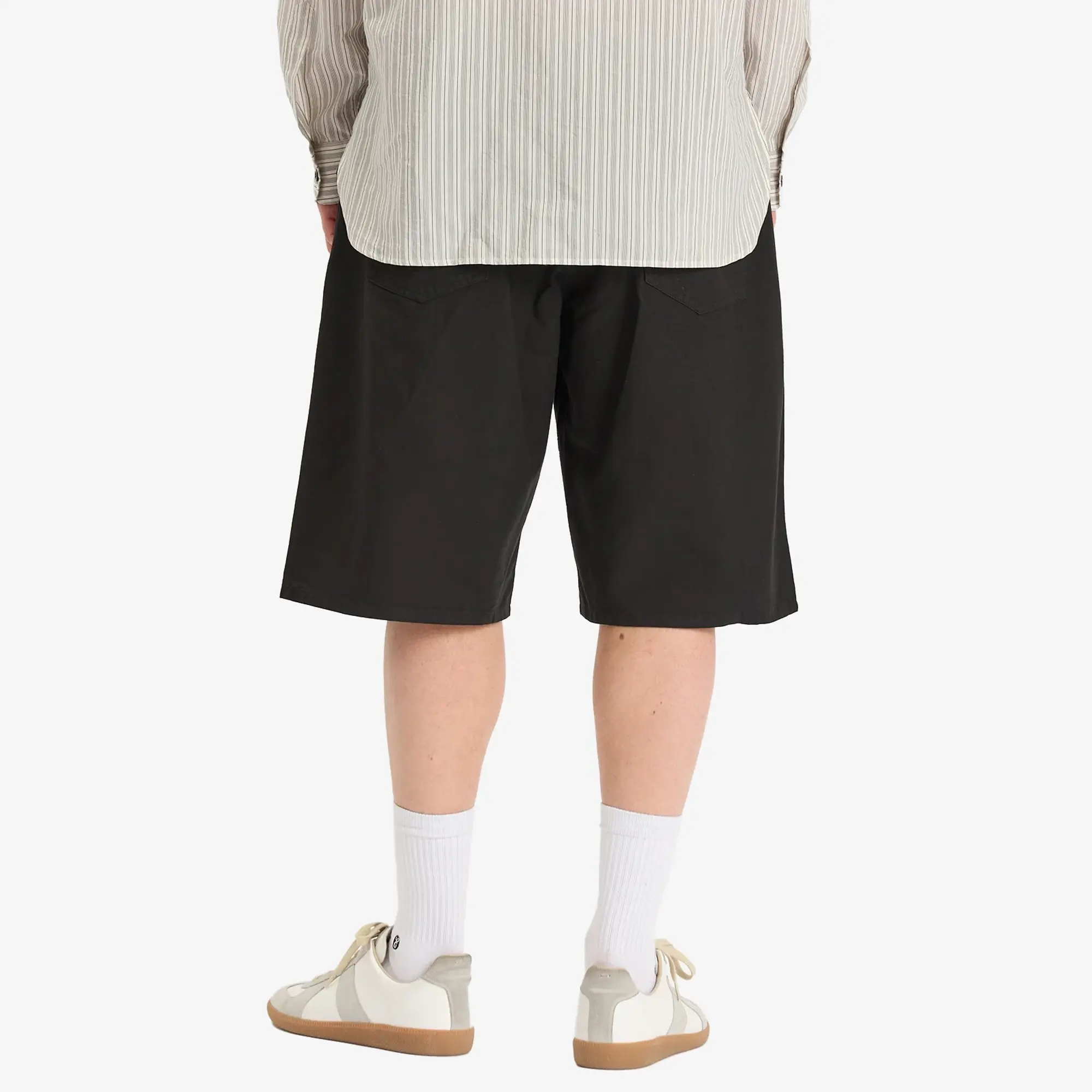 Saint Laurent Men's Workwear Shorts Black Cosmos