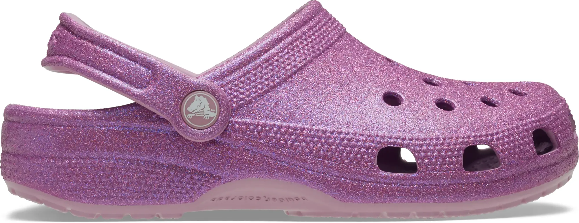 Crocs | Unisex | Classic Iridescent Glitter | Clogs | Hydrangea | W4/M3