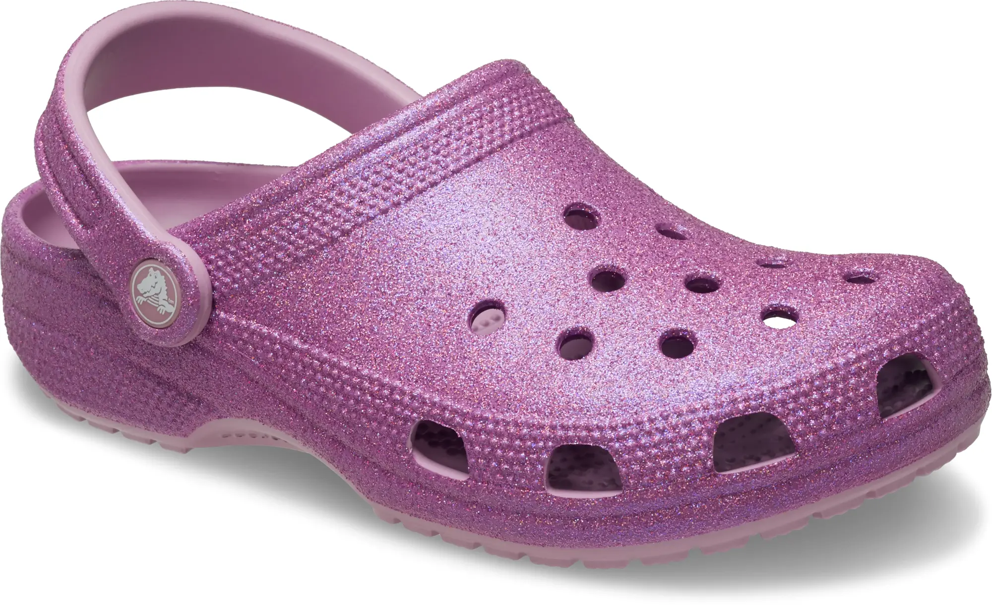 Crocs | Unisex | Classic Iridescent Glitter | Clogs | Hydrangea | W4/M3
