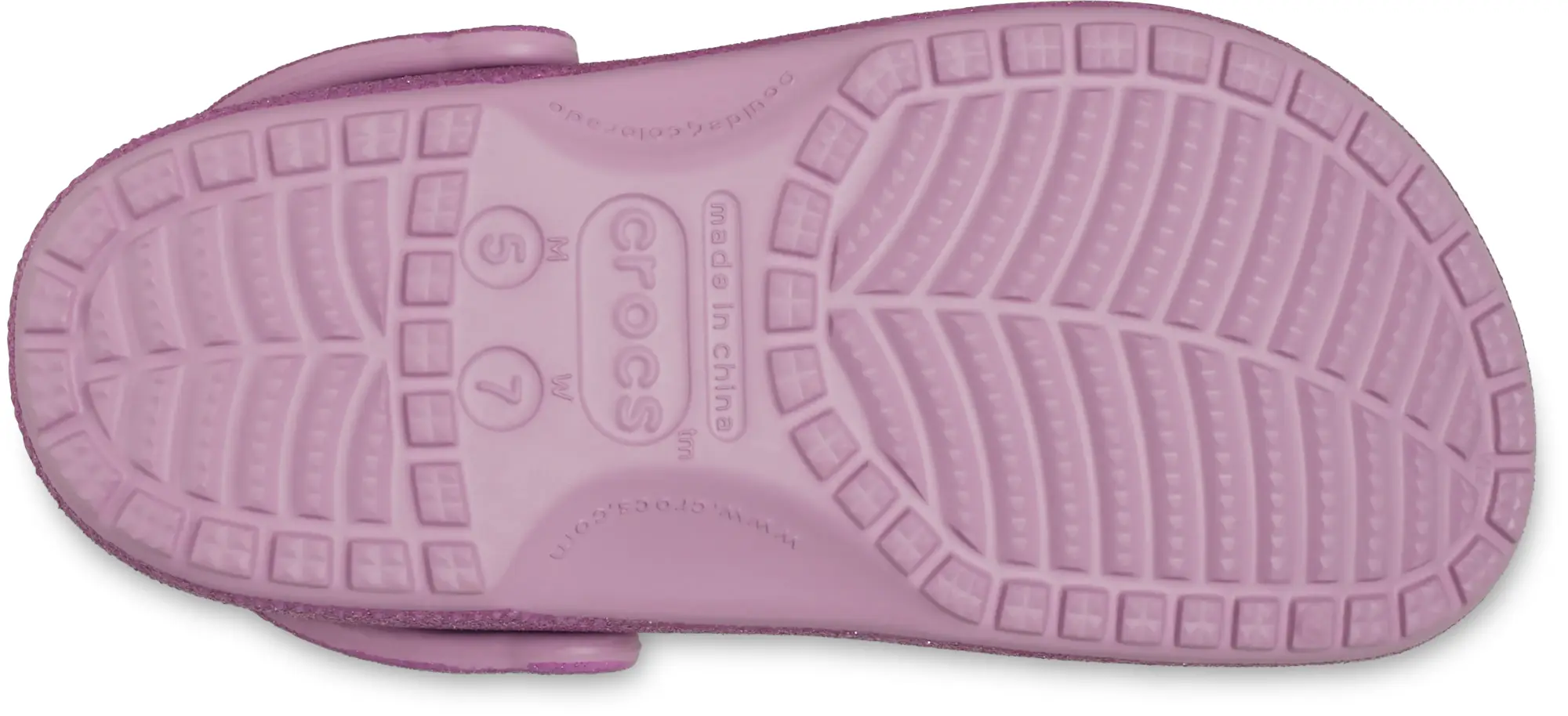Crocs | Unisex | Classic Iridescent Glitter | Clogs | Hydrangea | W4/M3